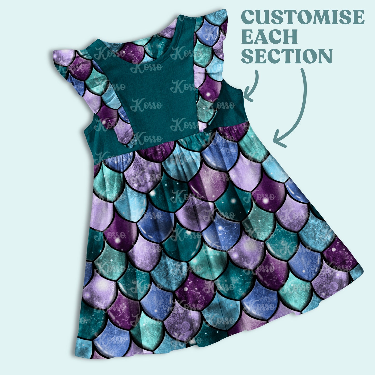 Frill Dress mock up
