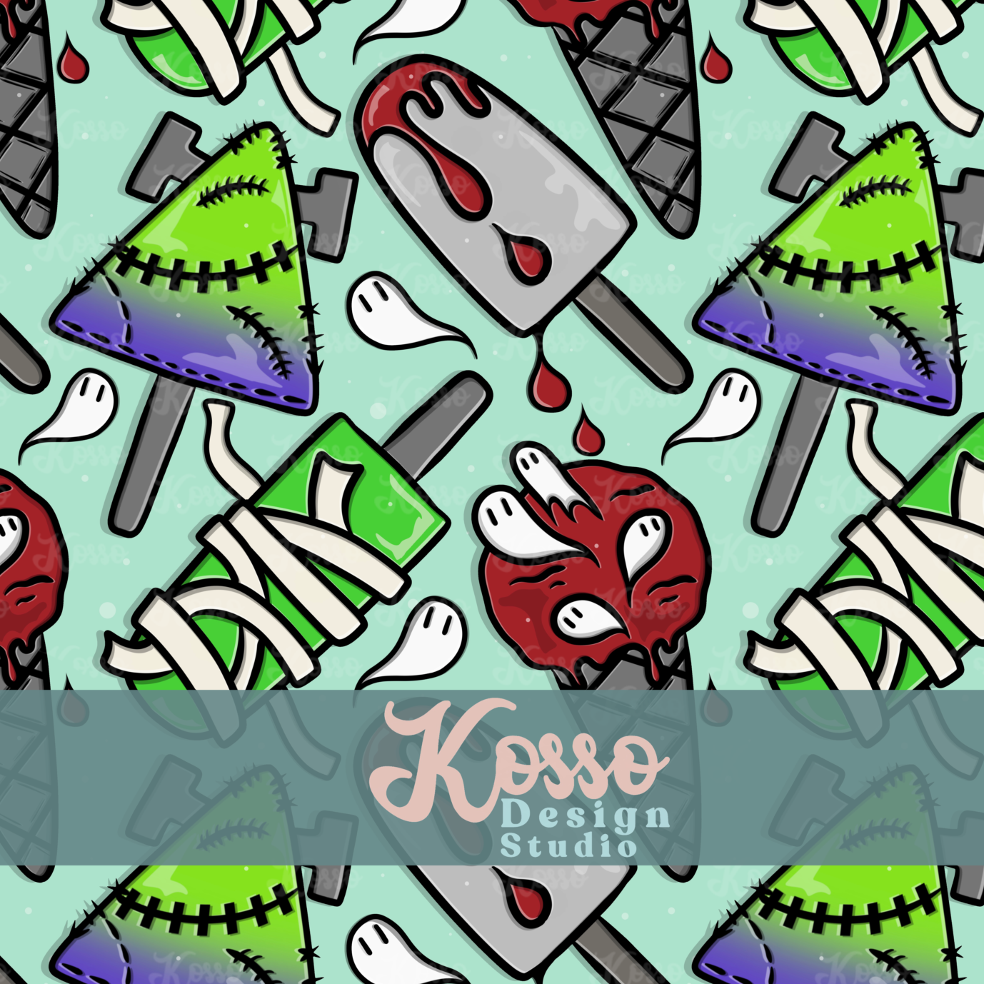 ICE-SPOOK (multiple colours) - Exclusive seamless design