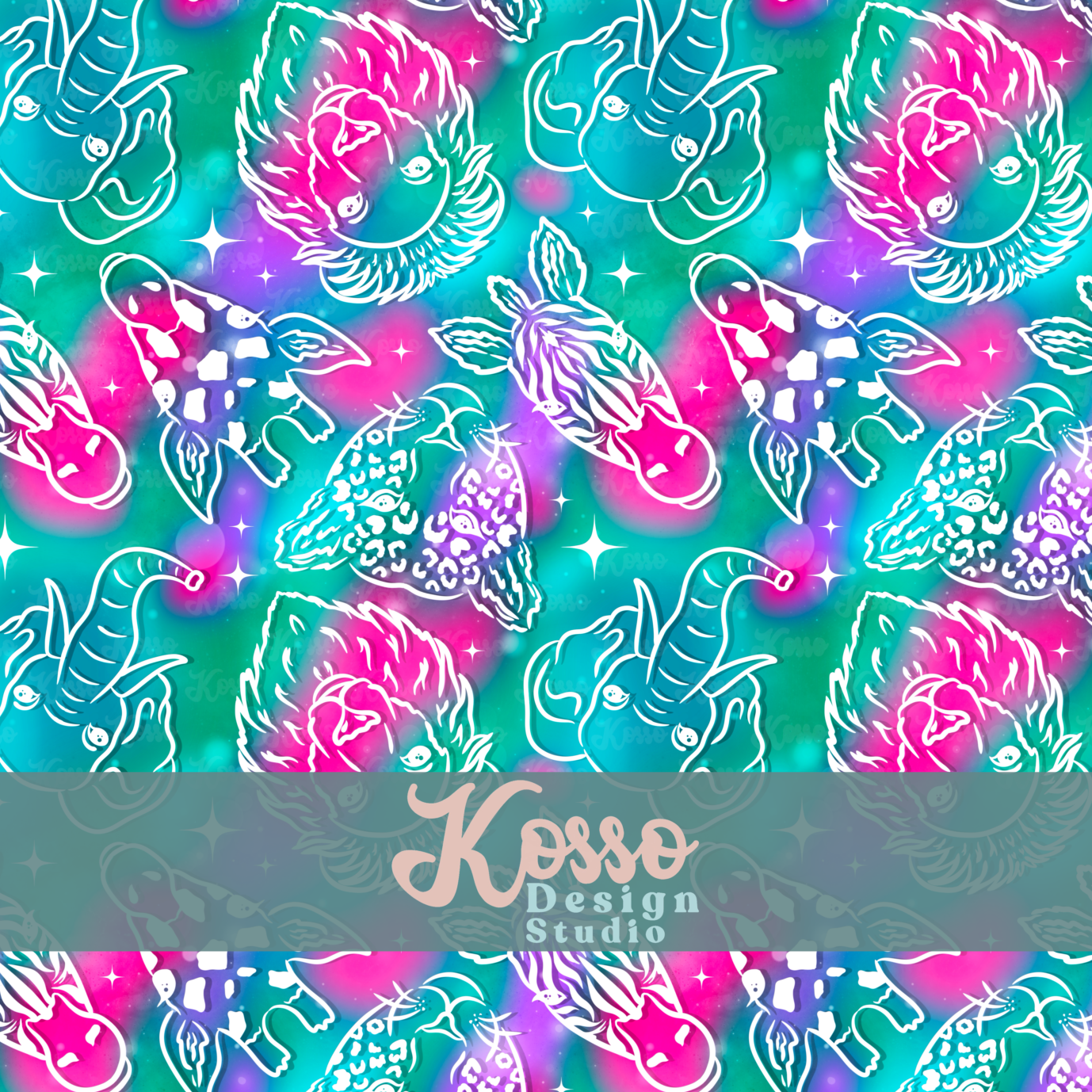 Swim safe jungle - non exclusive - Seamless Design