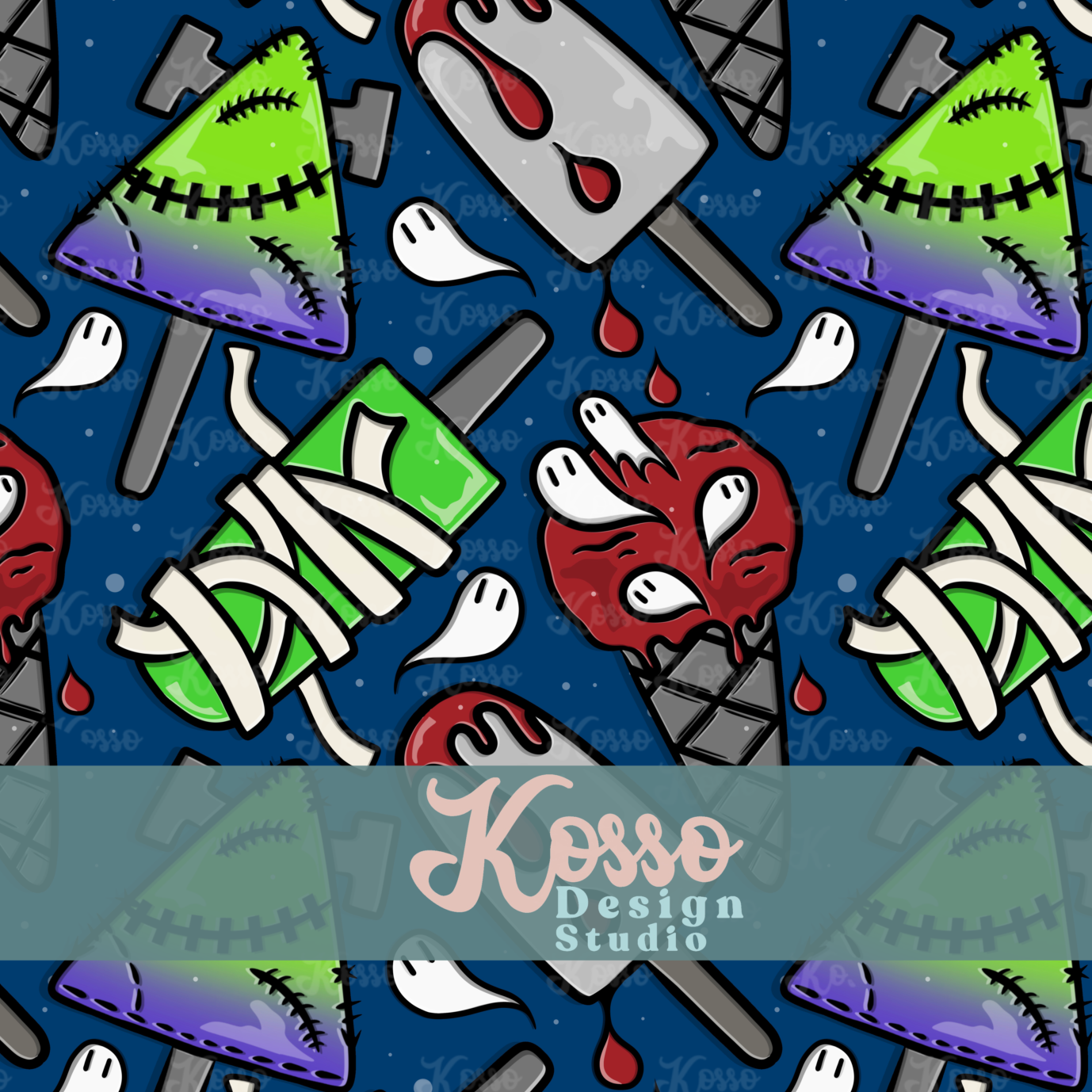 ICE-SPOOK (multiple colours) - Exclusive seamless design