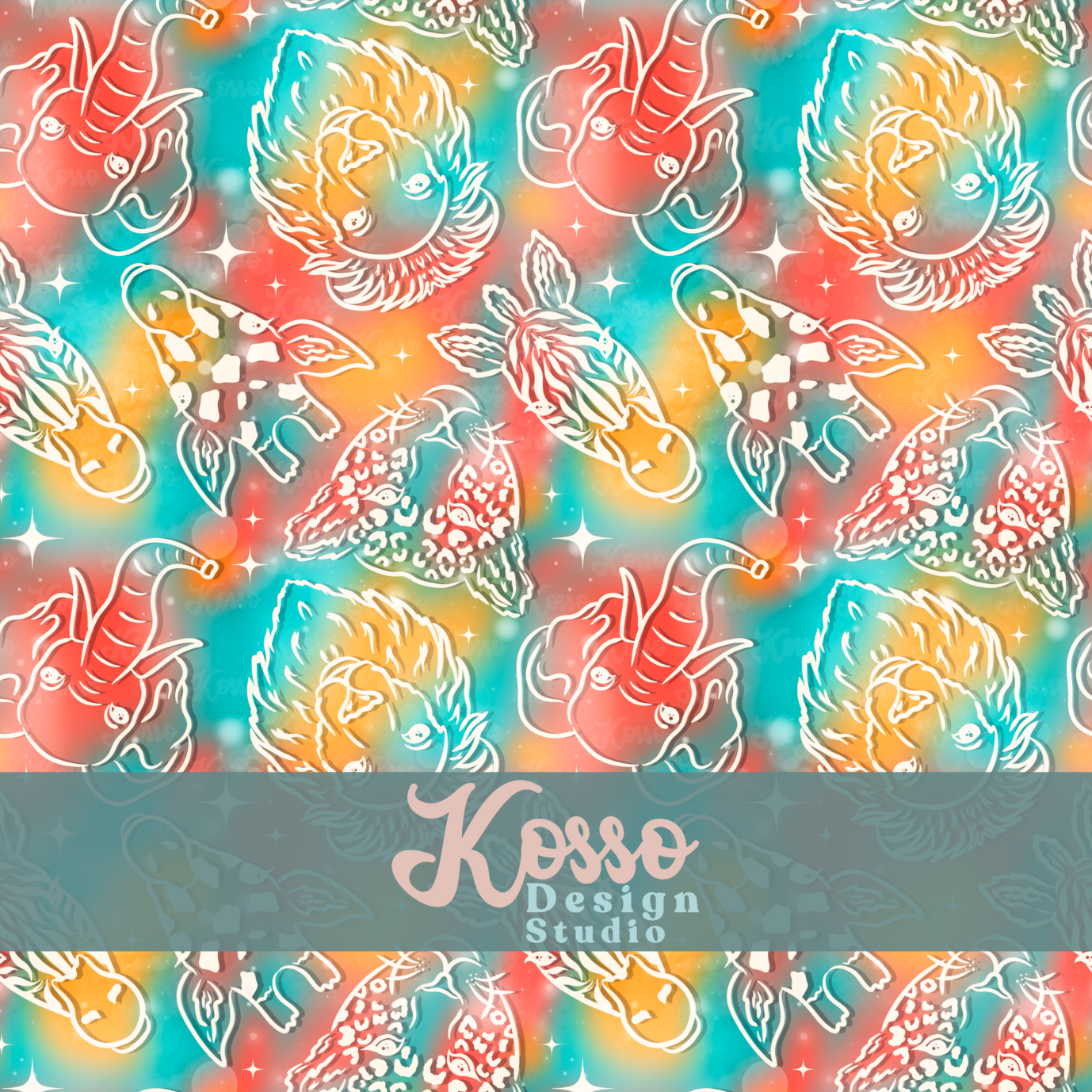 Swim safe jungle - non exclusive - Seamless Design