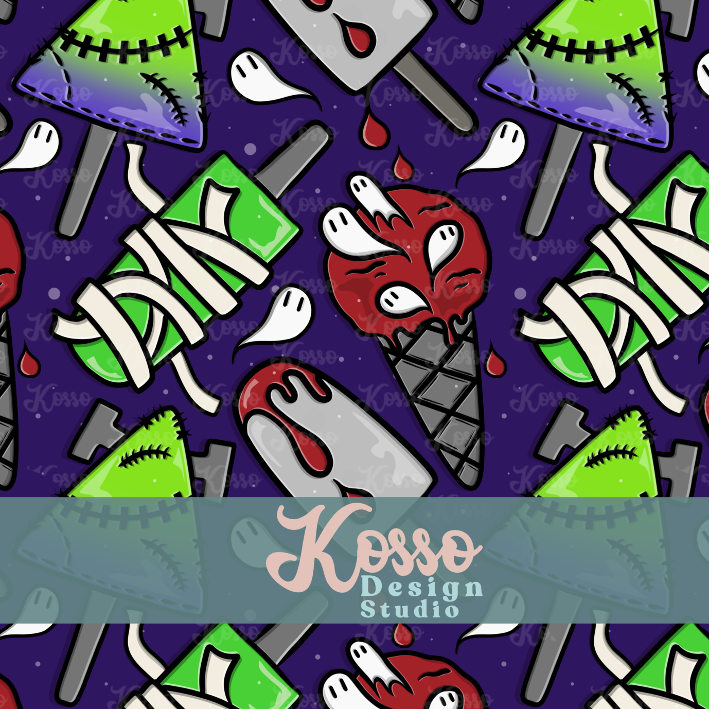 ICE-SPOOK (multiple colours) - Exclusive seamless design