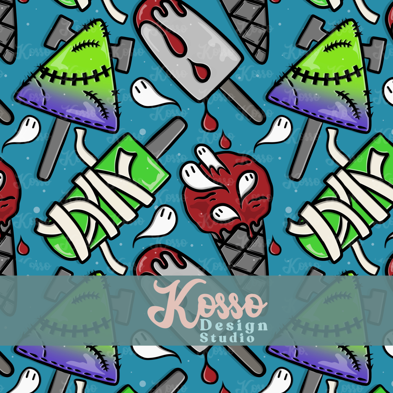 ICE-SPOOK (multiple colours) - Exclusive seamless design