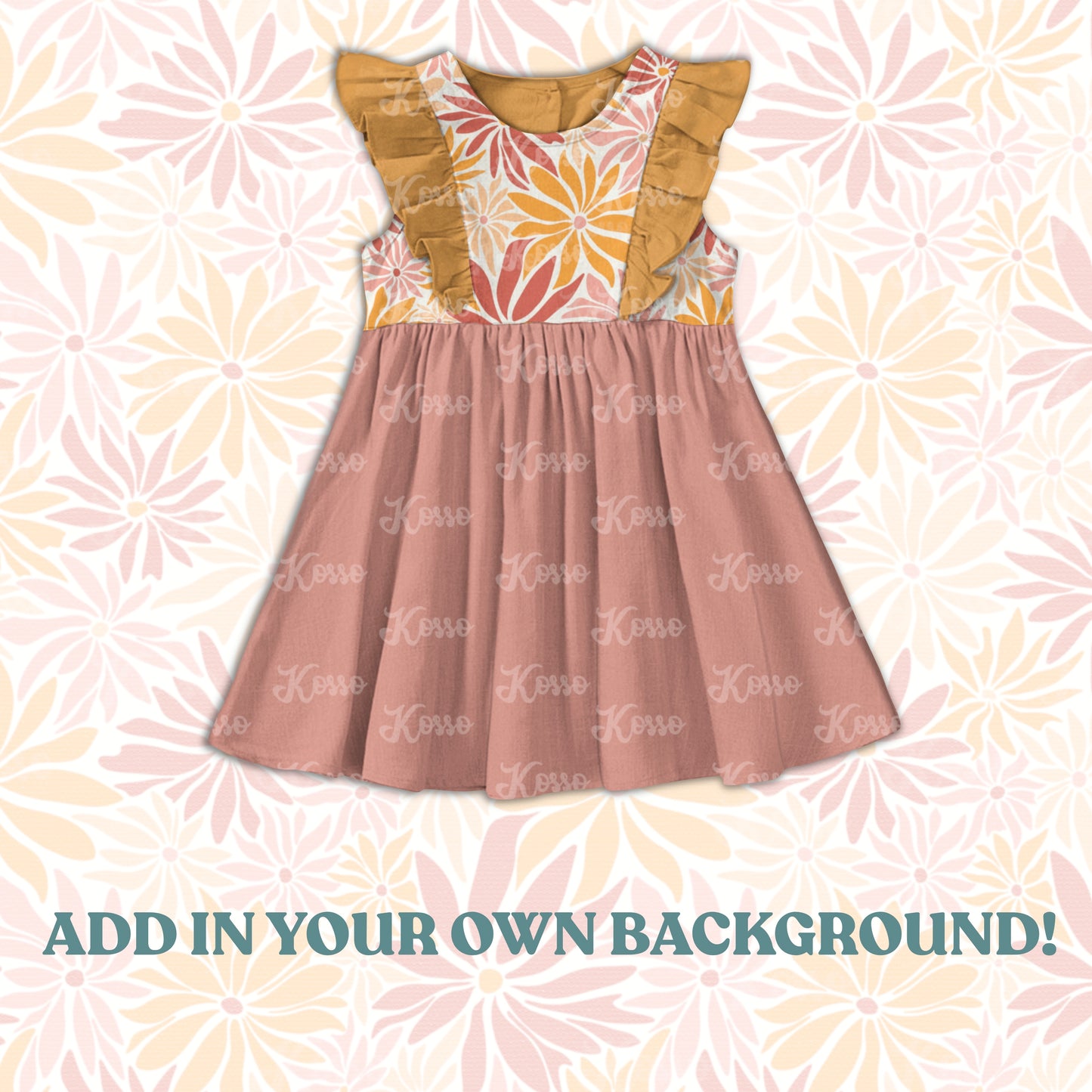 Frill Dress mock up