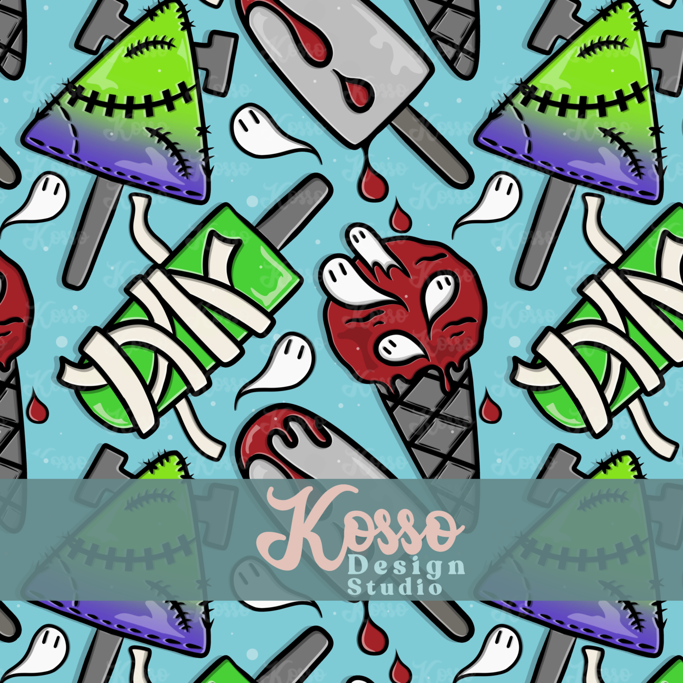 ICE-SPOOK (multiple colours) - Exclusive seamless design