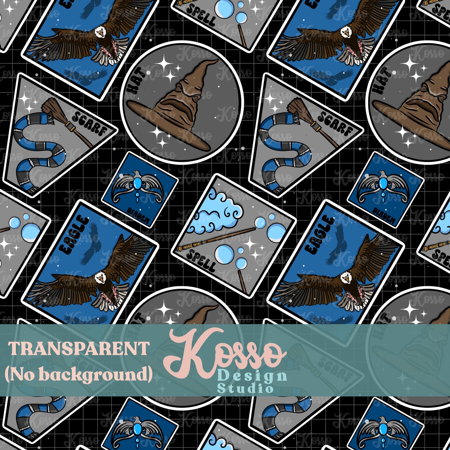 HP Houses / Eagle - Limited exclusive (14 available of each CW) - Seamless Designc