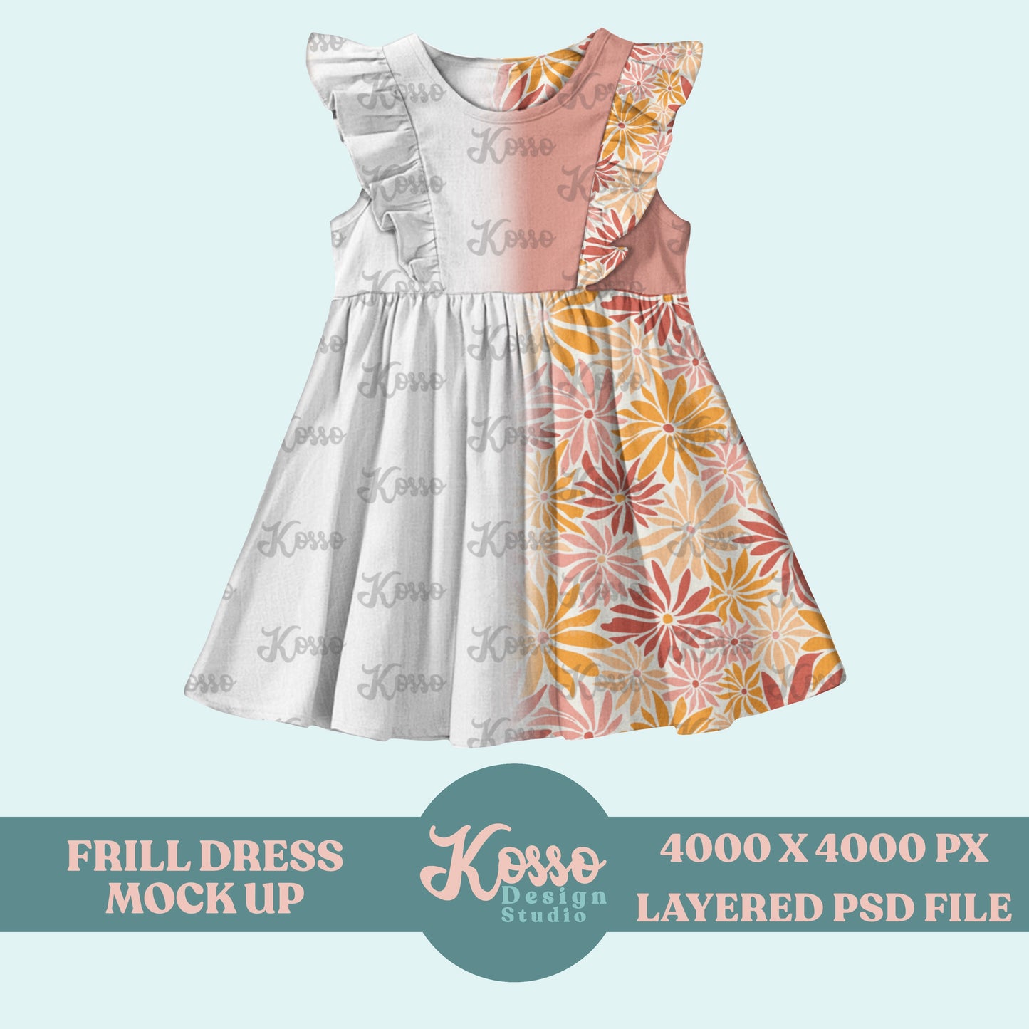 Frill Dress mock up