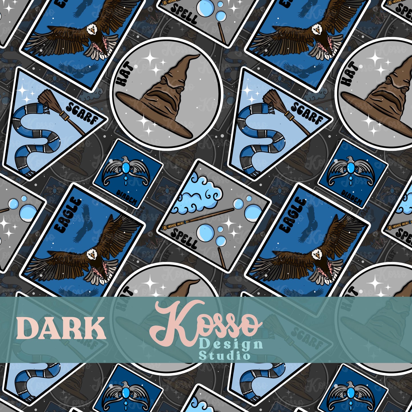 HP Houses / Eagle - Limited exclusive (14 available of each CW) - Seamless Designc