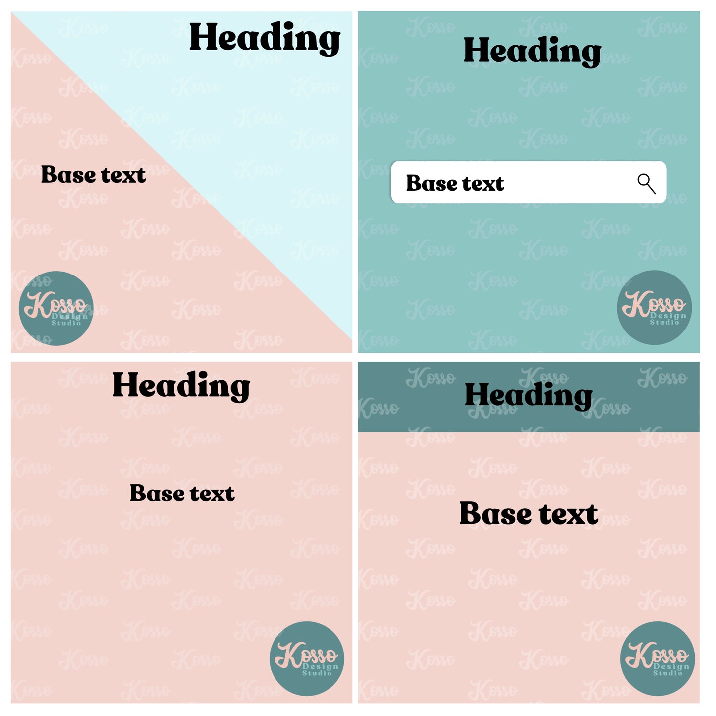 Personalised Social Media Templates