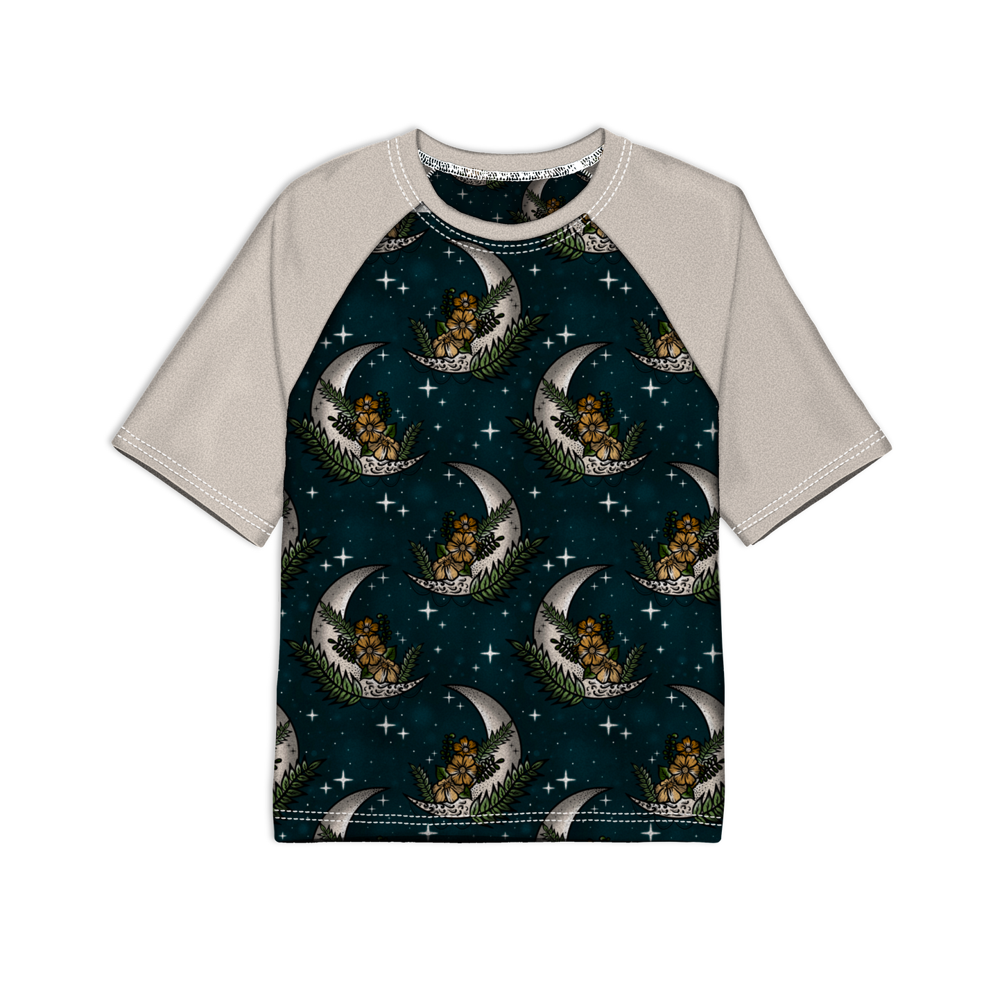 Celestial moon floral - Non exclusive seamless design