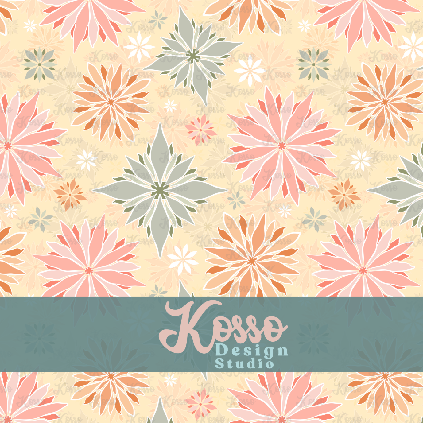 Mixed Floral - Limited Exclusive- Seamless Design (4 available of each)
