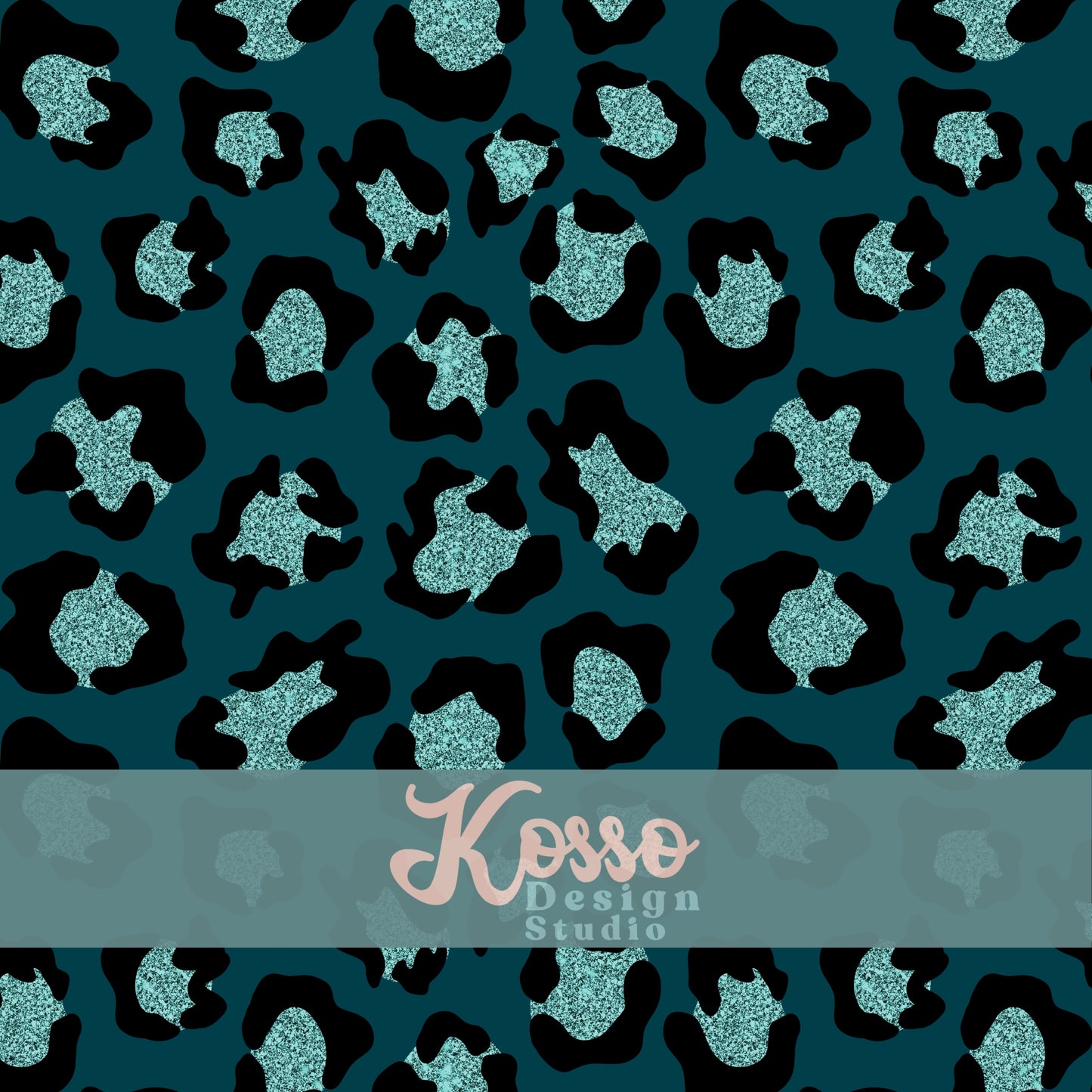 Glitter Leopard (Multiple Colours) - Non Exclusive- Seamless Design