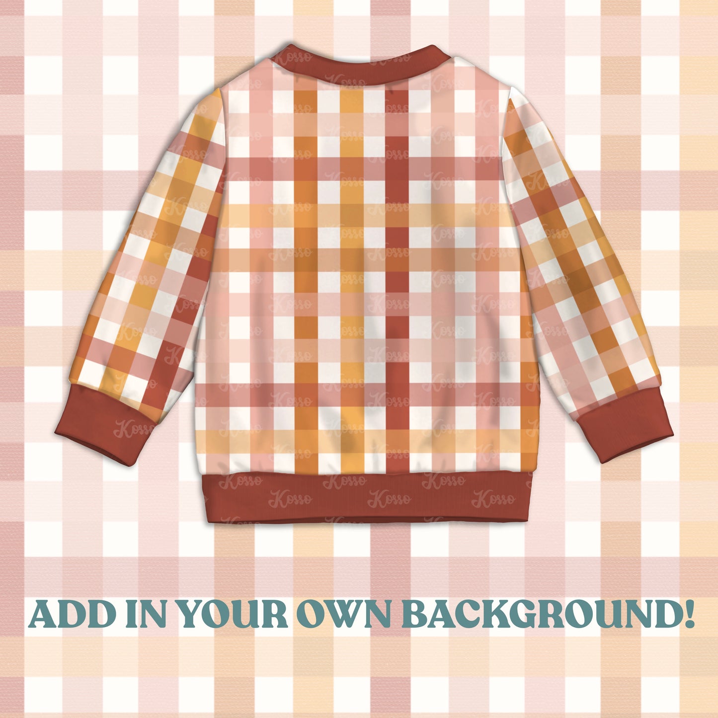Realistic sweatshirt jumper mock up
