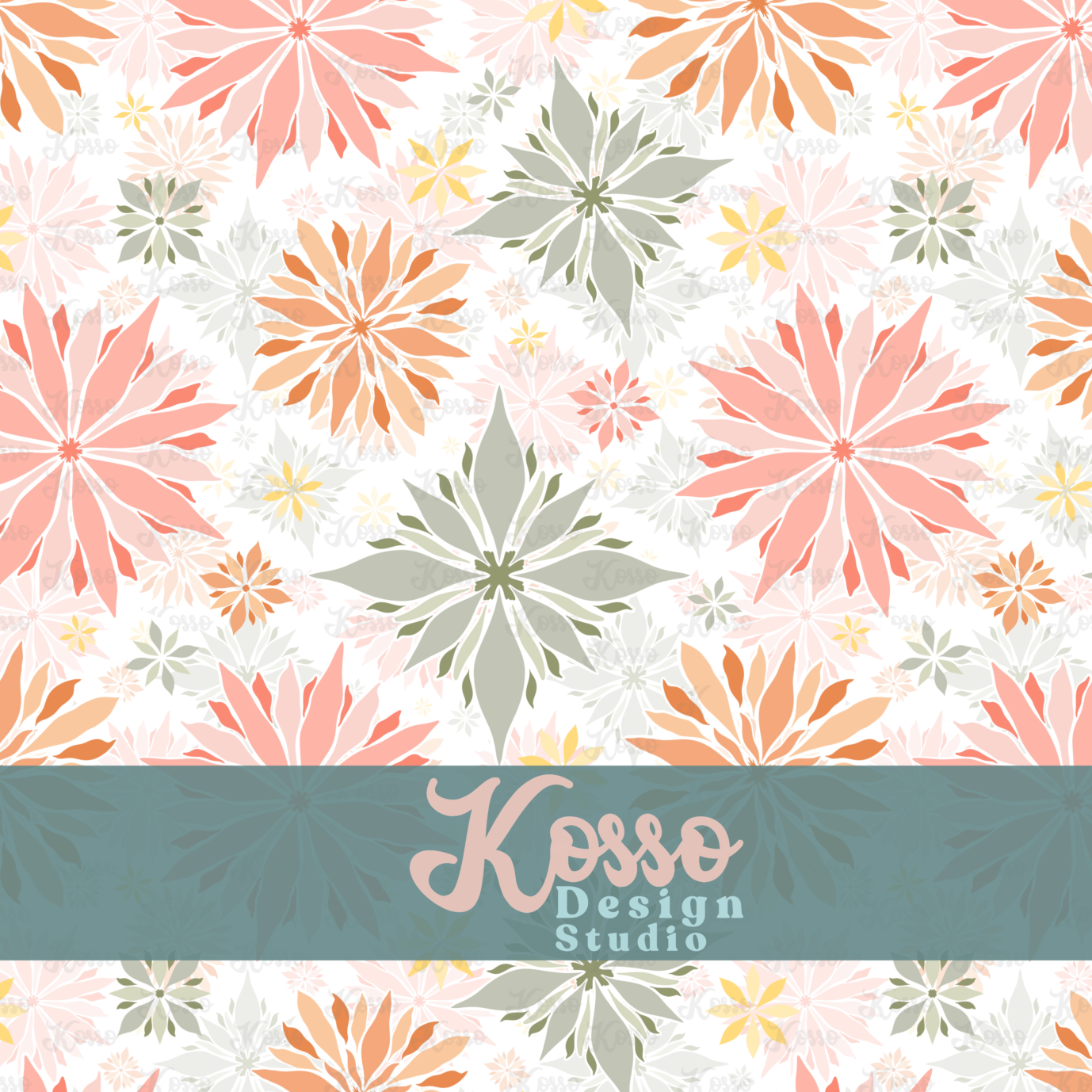 Mixed Floral - Limited Exclusive- Seamless Design (4 available of each)