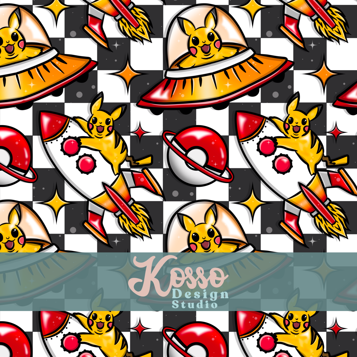 Poke-Space - Limited exclusive (5 available of each)- Seamless Design
