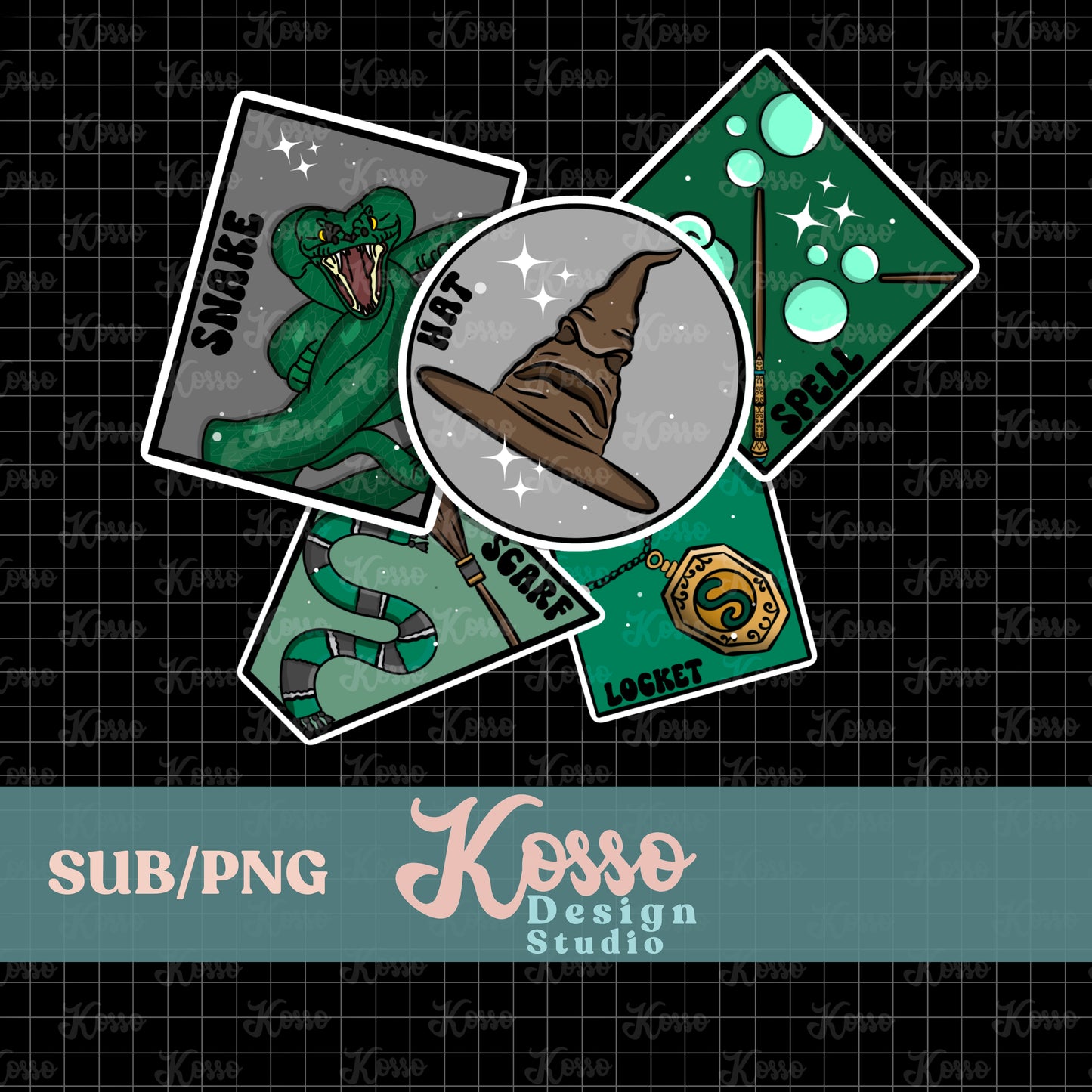 HP Houses / Snake - Limited exclusive (14 available of each CW) - Seamless Desi