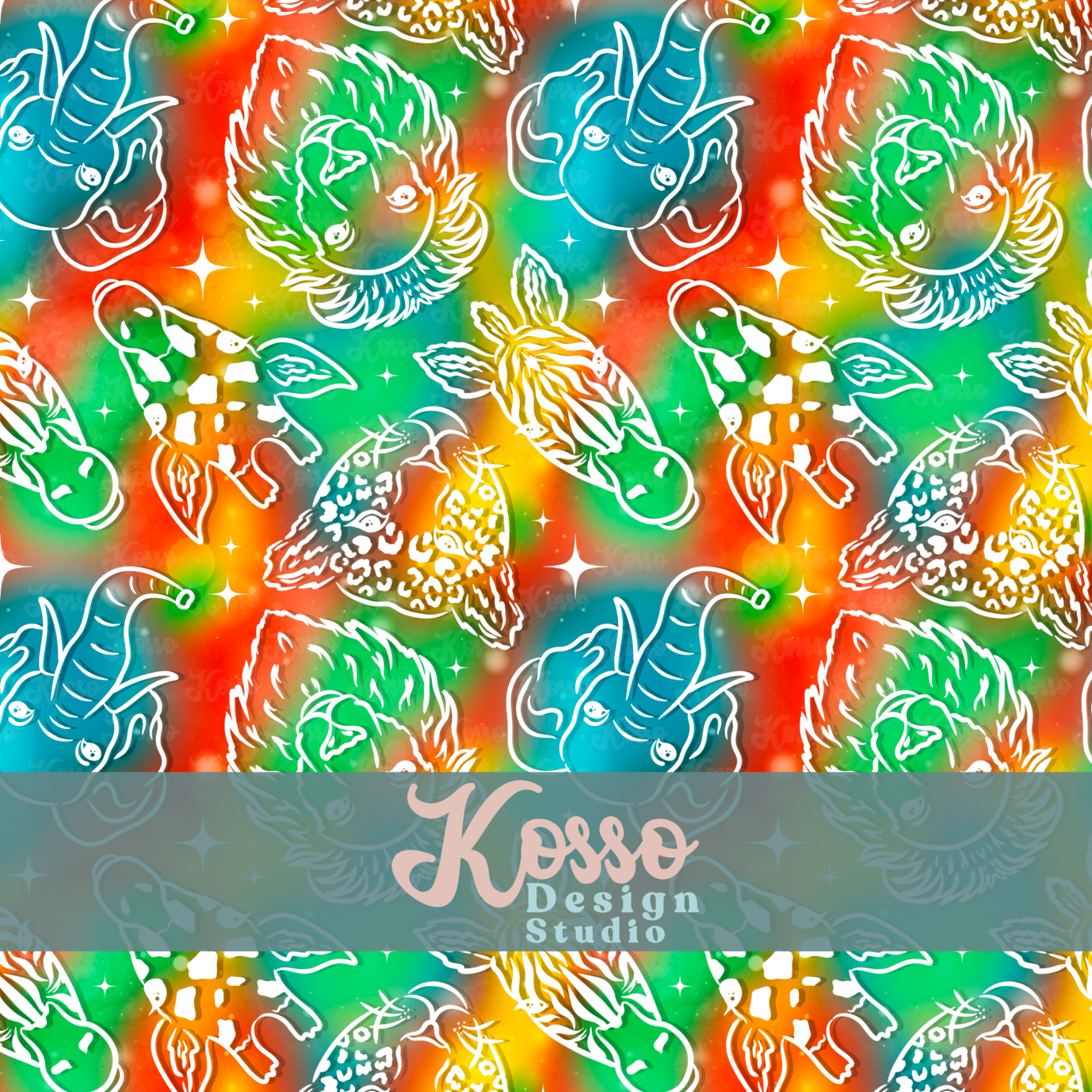Swim safe jungle - non exclusive - Seamless Design