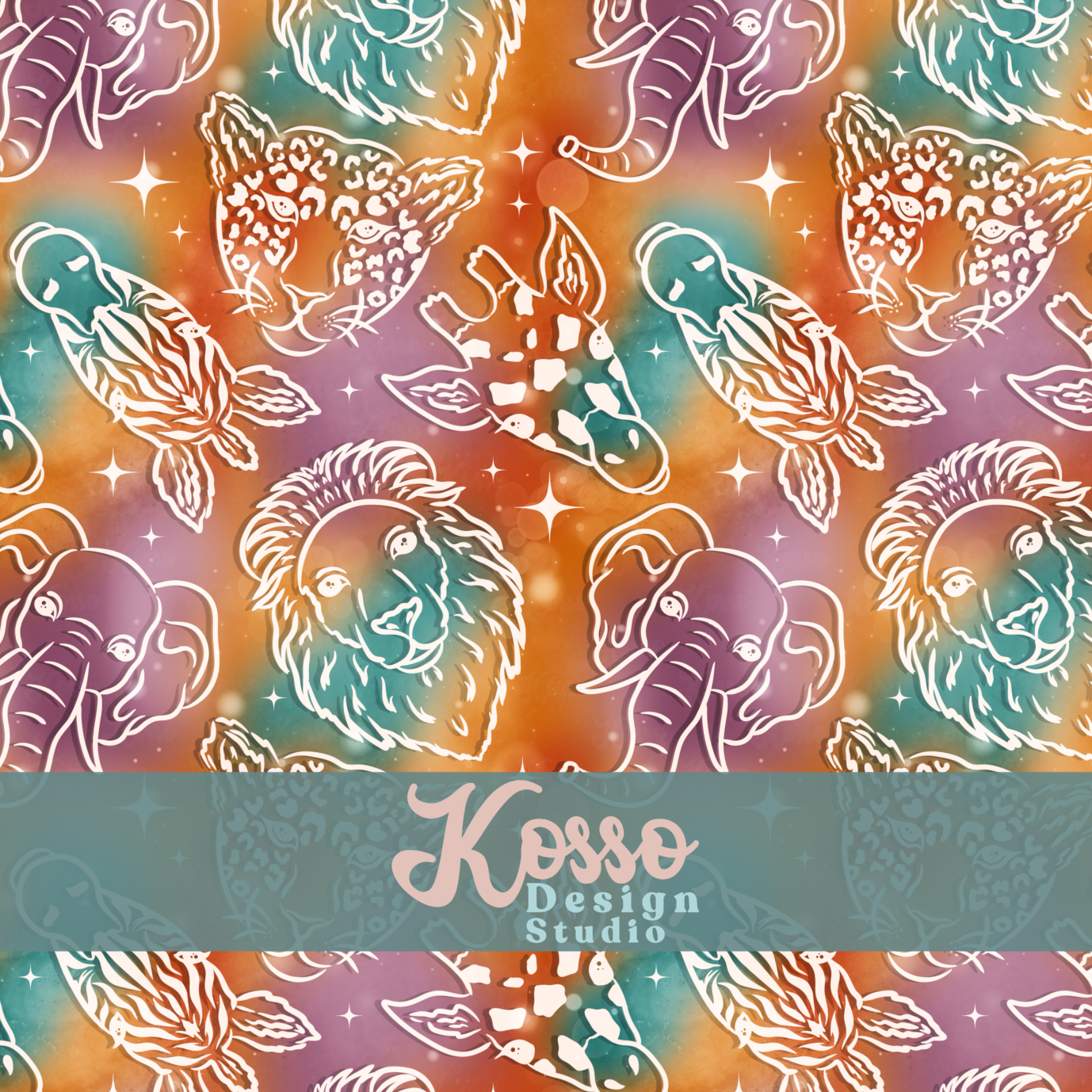 Swim safe jungle - non exclusive - Seamless Design