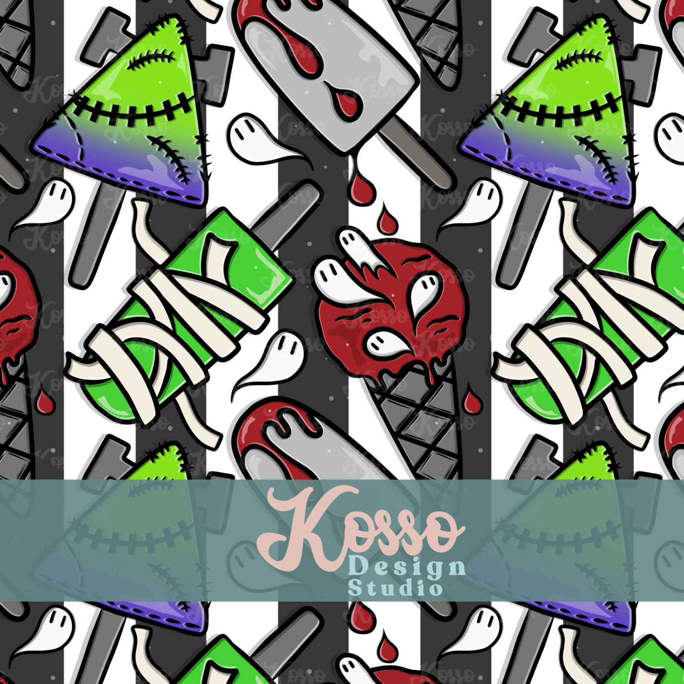 ICE-SPOOK (multiple colours) - Exclusive seamless design