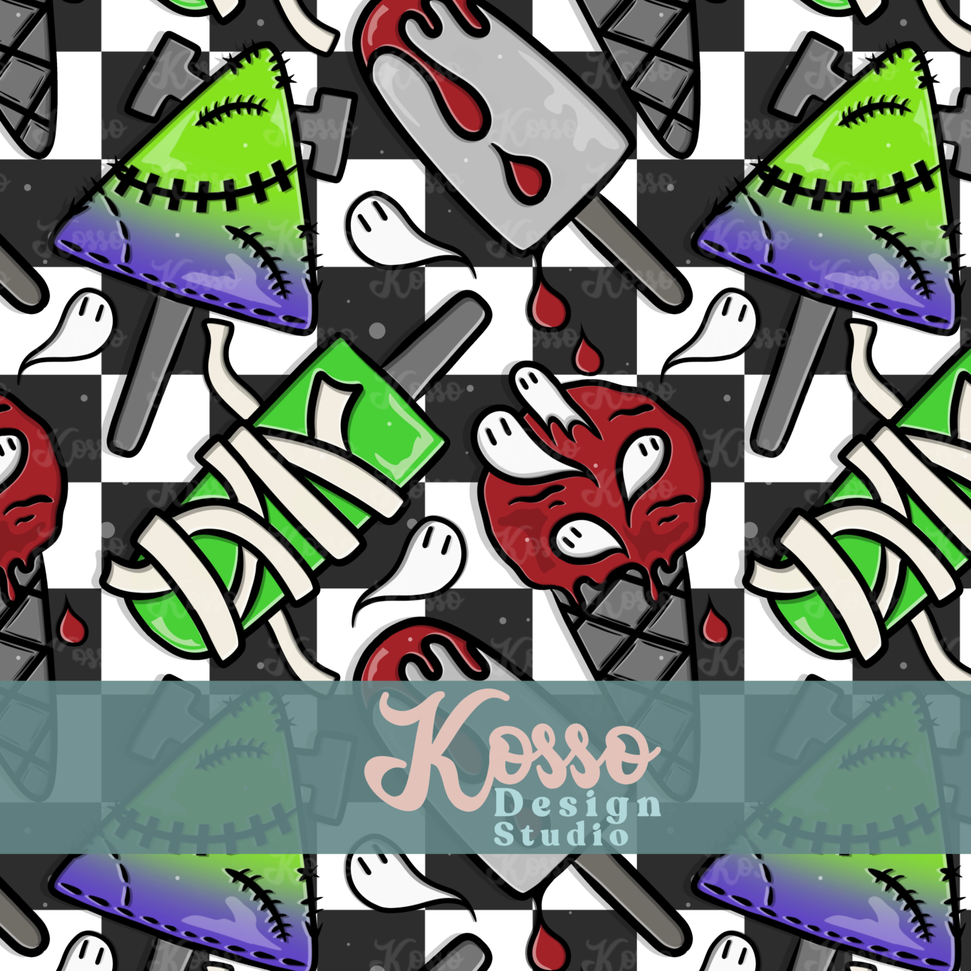 ICE-SPOOK (multiple colours) - Exclusive seamless design