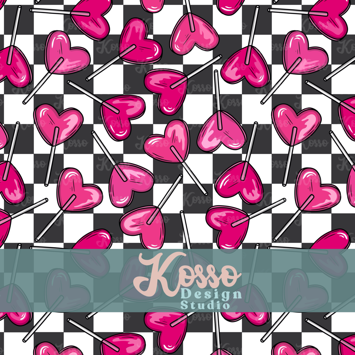 Hand drawn seamless design - sublimation pattern- digital repeat seamless design - alternative, retro, pretty digitally drawn seamless design