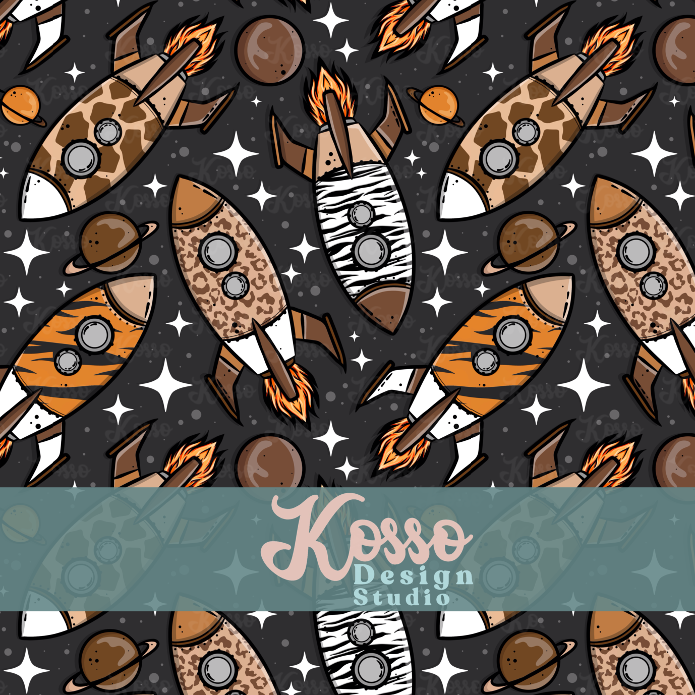 Animal Rockets - Non exclusive - Seamless Design