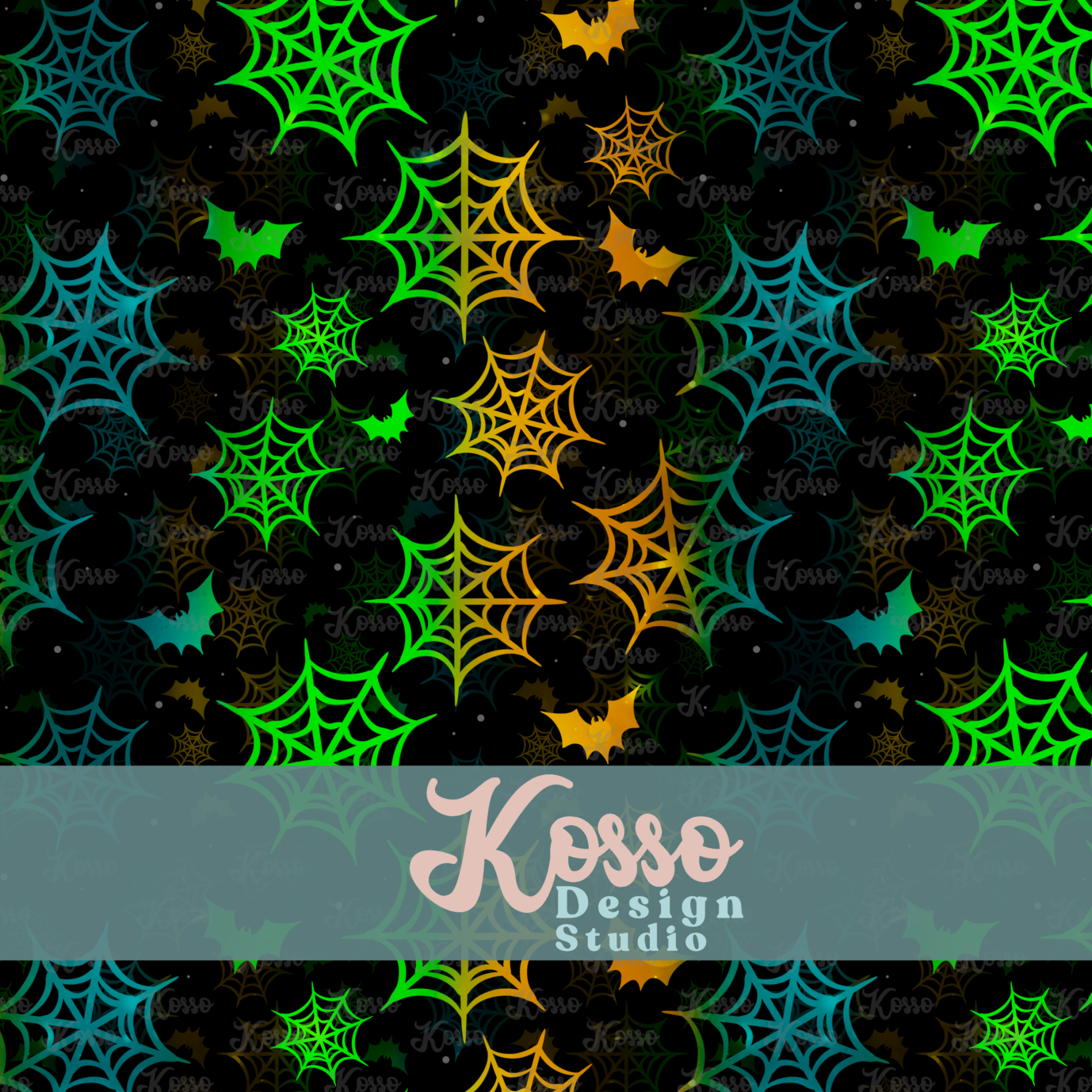 Webs & Bats - Non Exclusive- Seamless Design