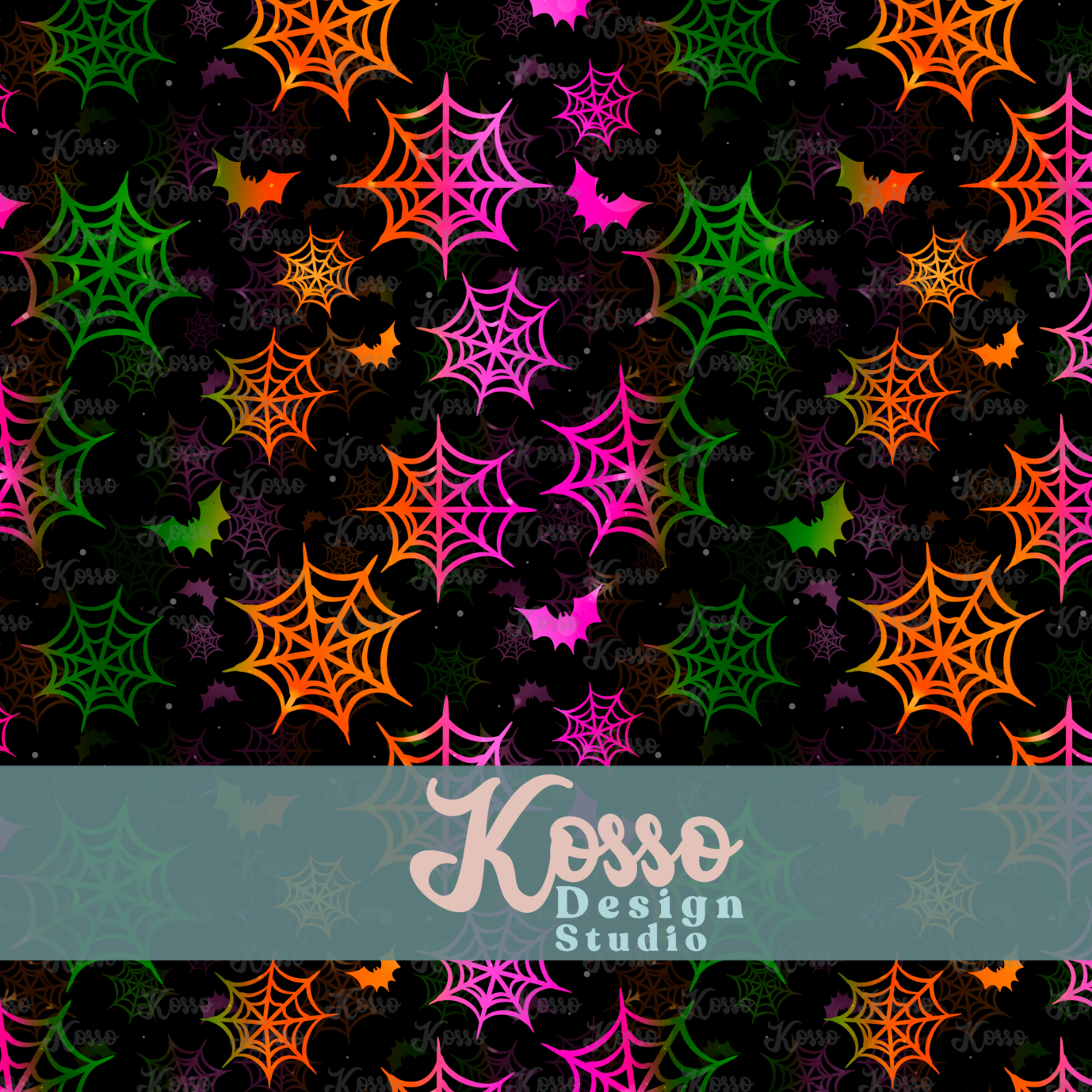 Webs & Bats - Non Exclusive- Seamless Design