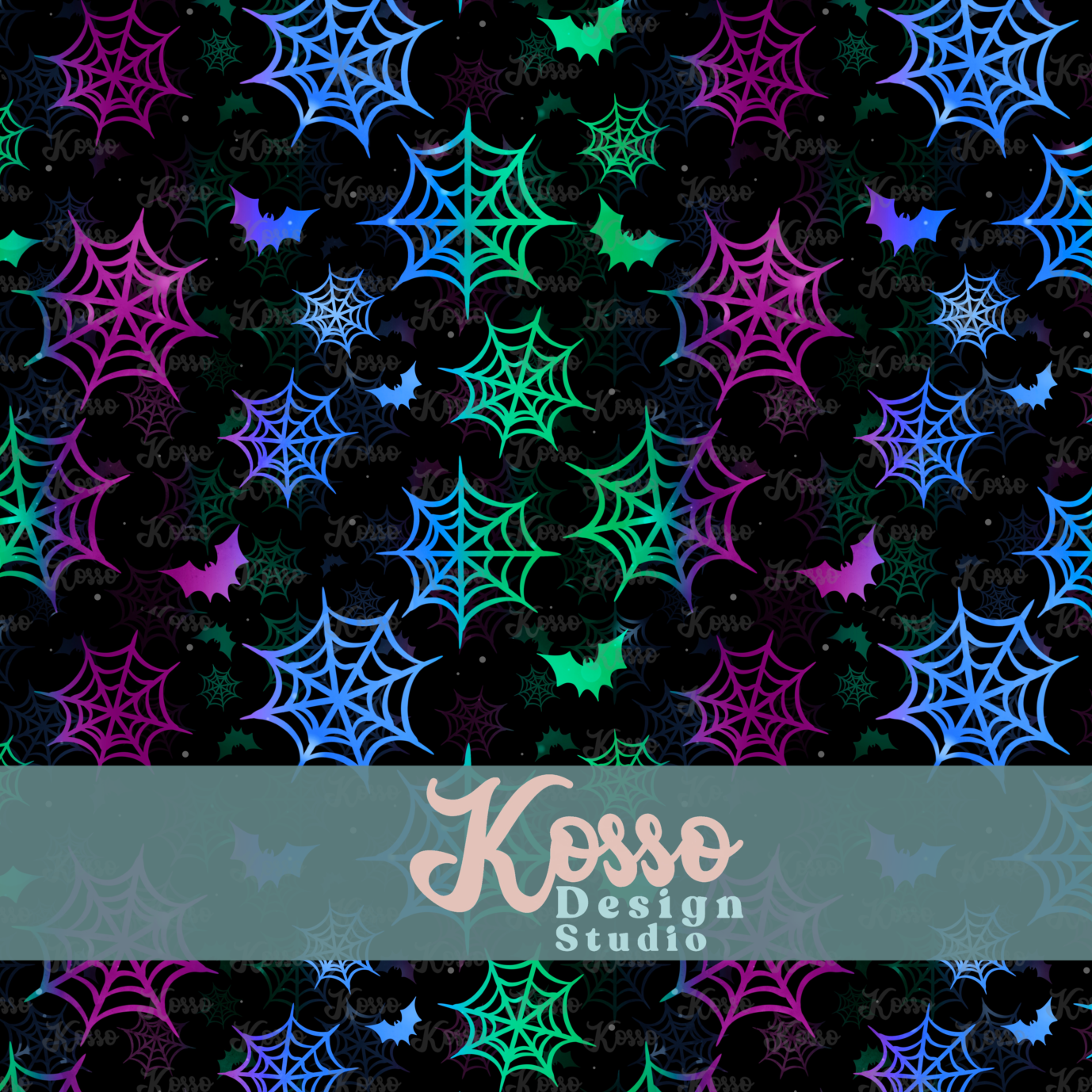 Webs & Bats - Non Exclusive- Seamless Design