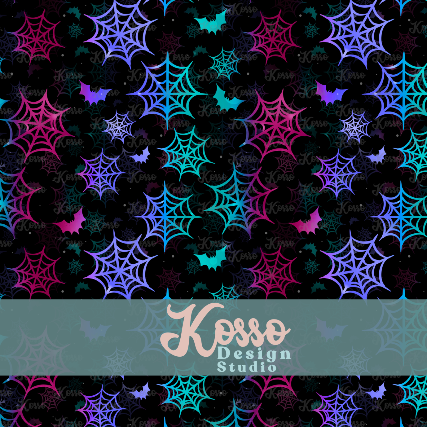 Webs & Bats - Non Exclusive- Seamless Design
