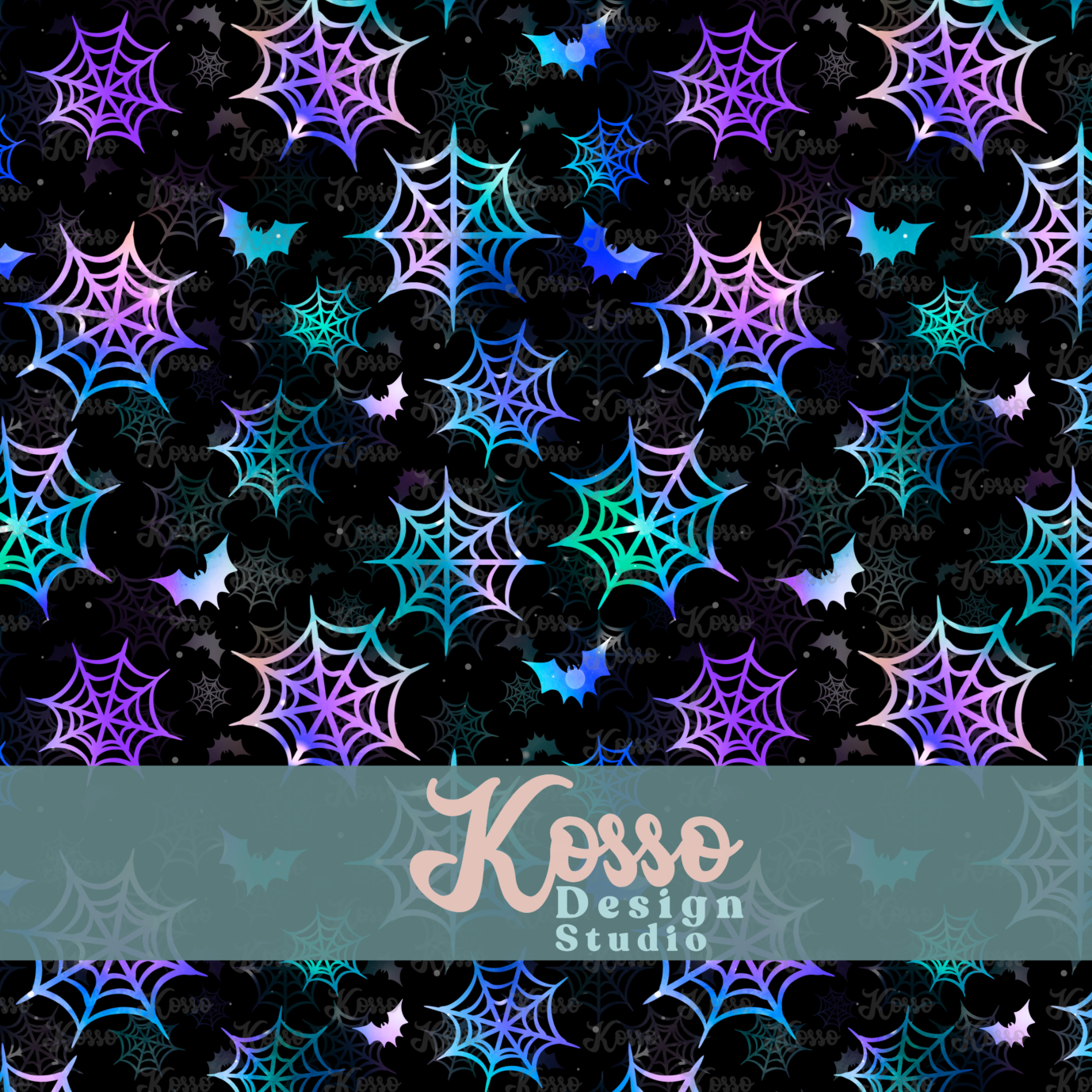 Webs & Bats - Non Exclusive- Seamless Design