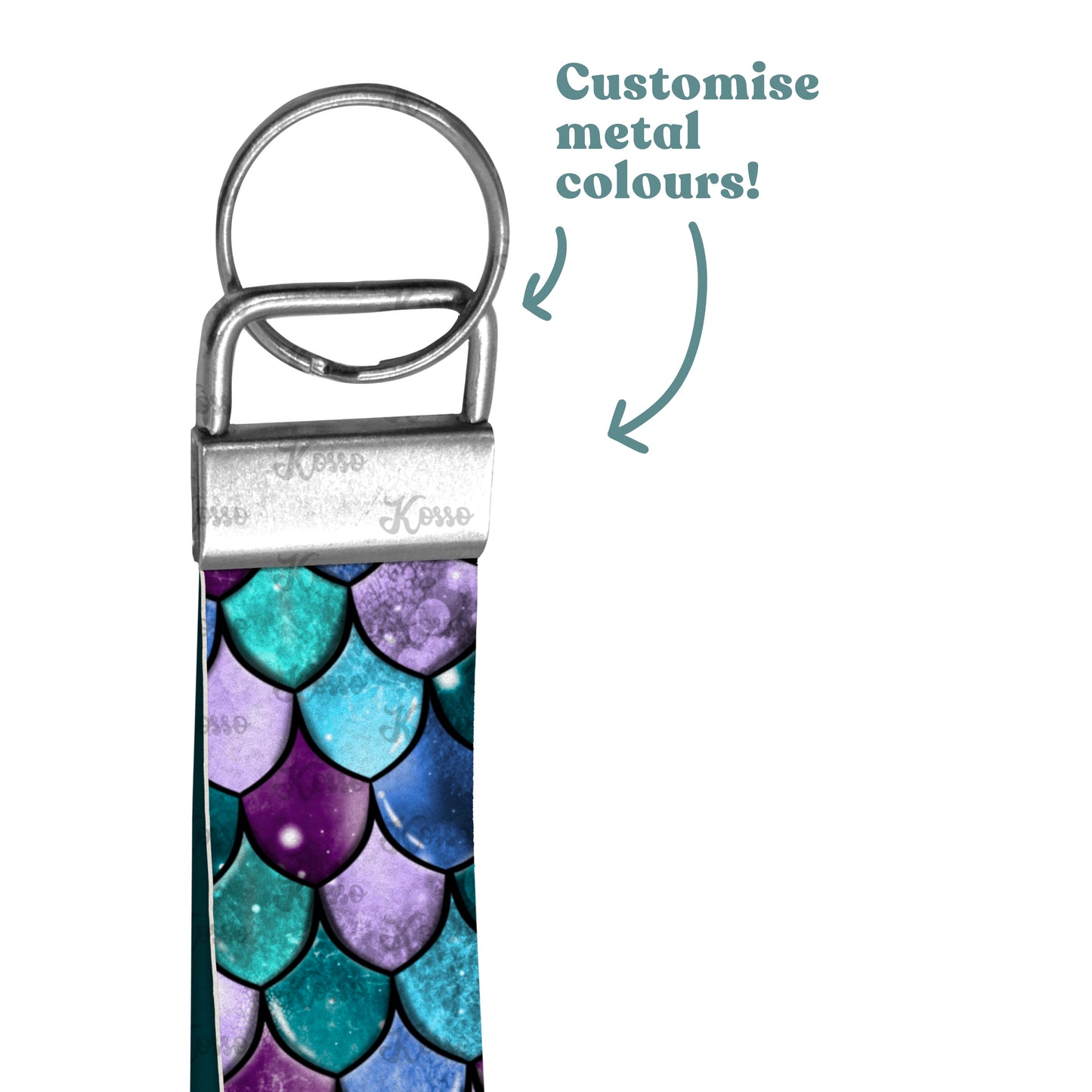 Staight key fob chain mock up r