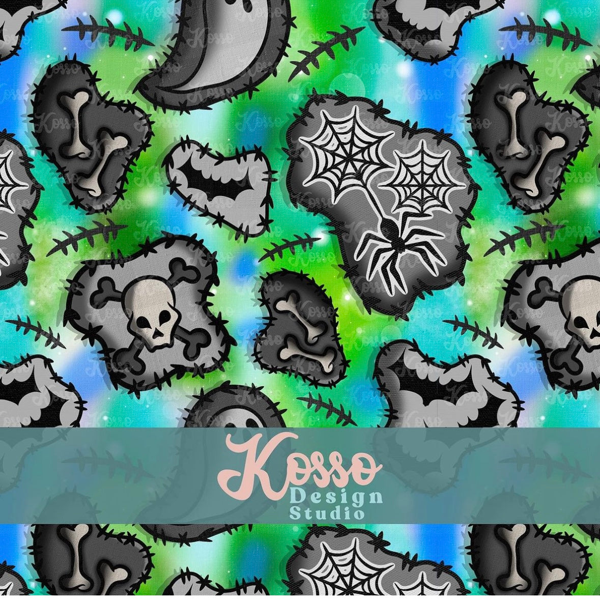 Spooky Patches- Exclusive seamless design (1 available)