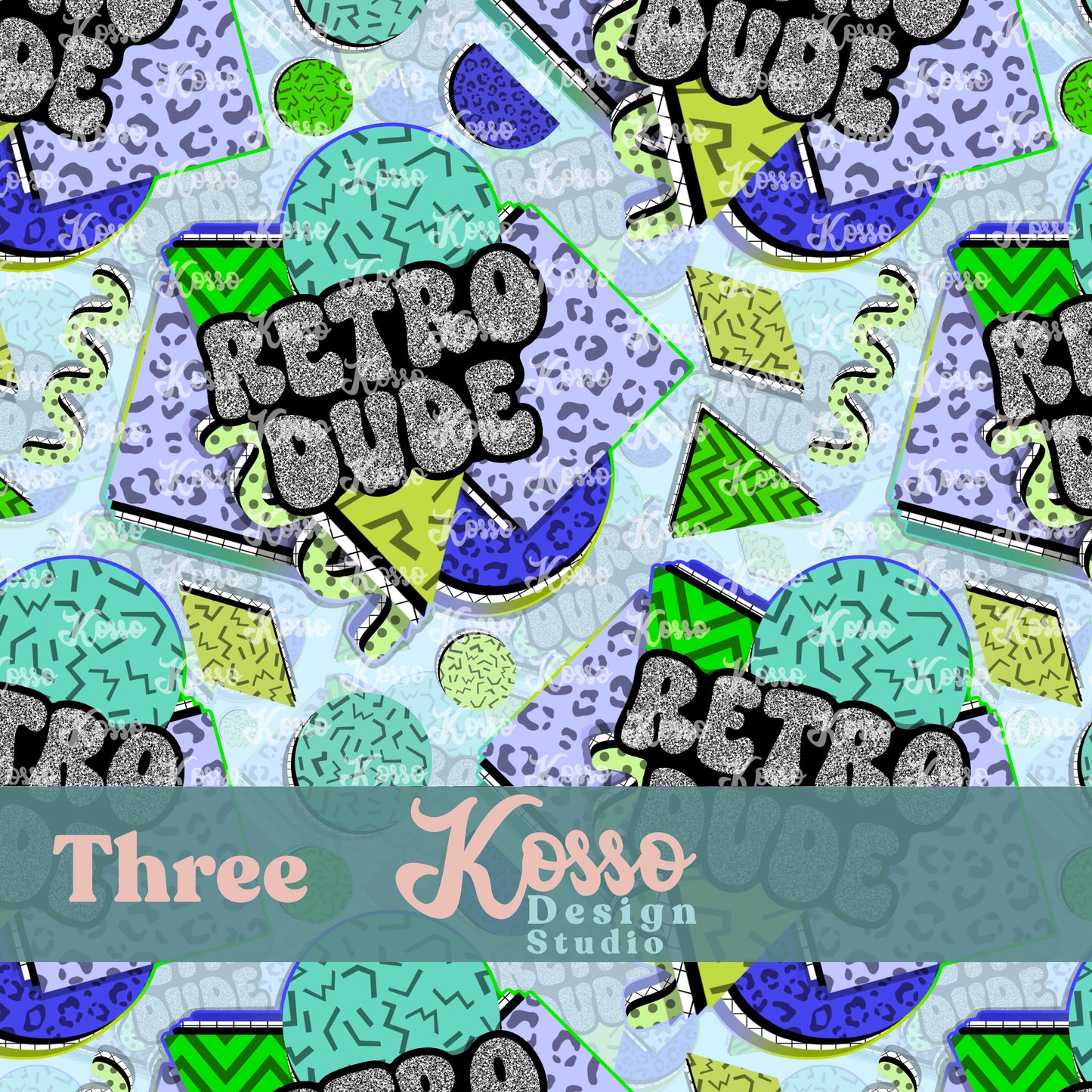 Retro Dude - Non Exclusive- Seamless Design