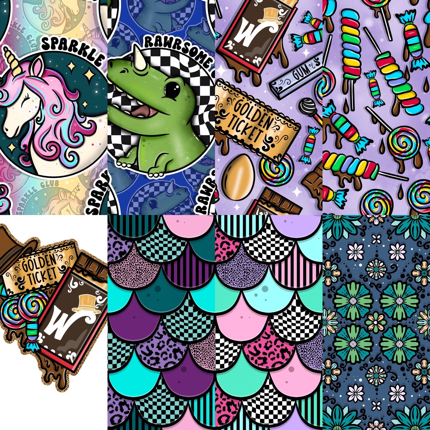 Custom listing - Gemma - Bumbles / Seamless digital files