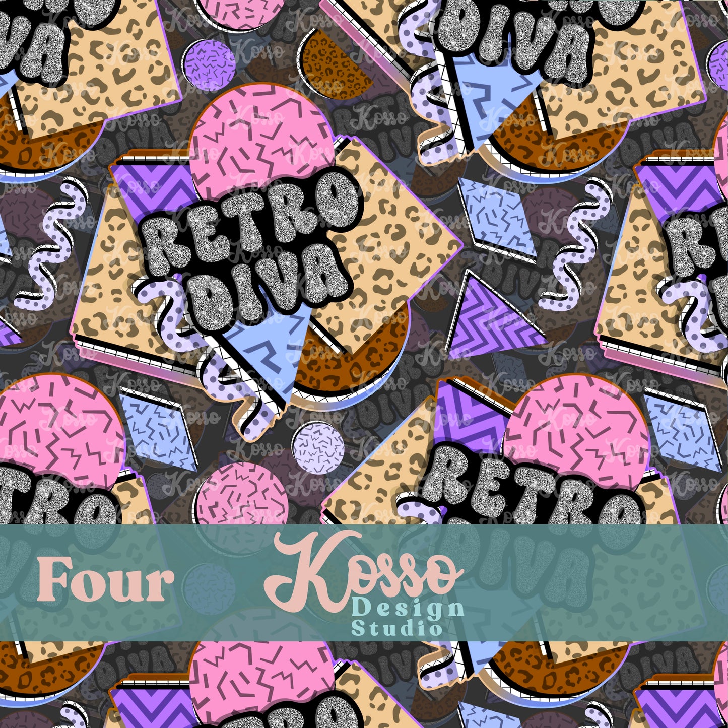 Retro Diva - Non Exclusive- Seamless Design