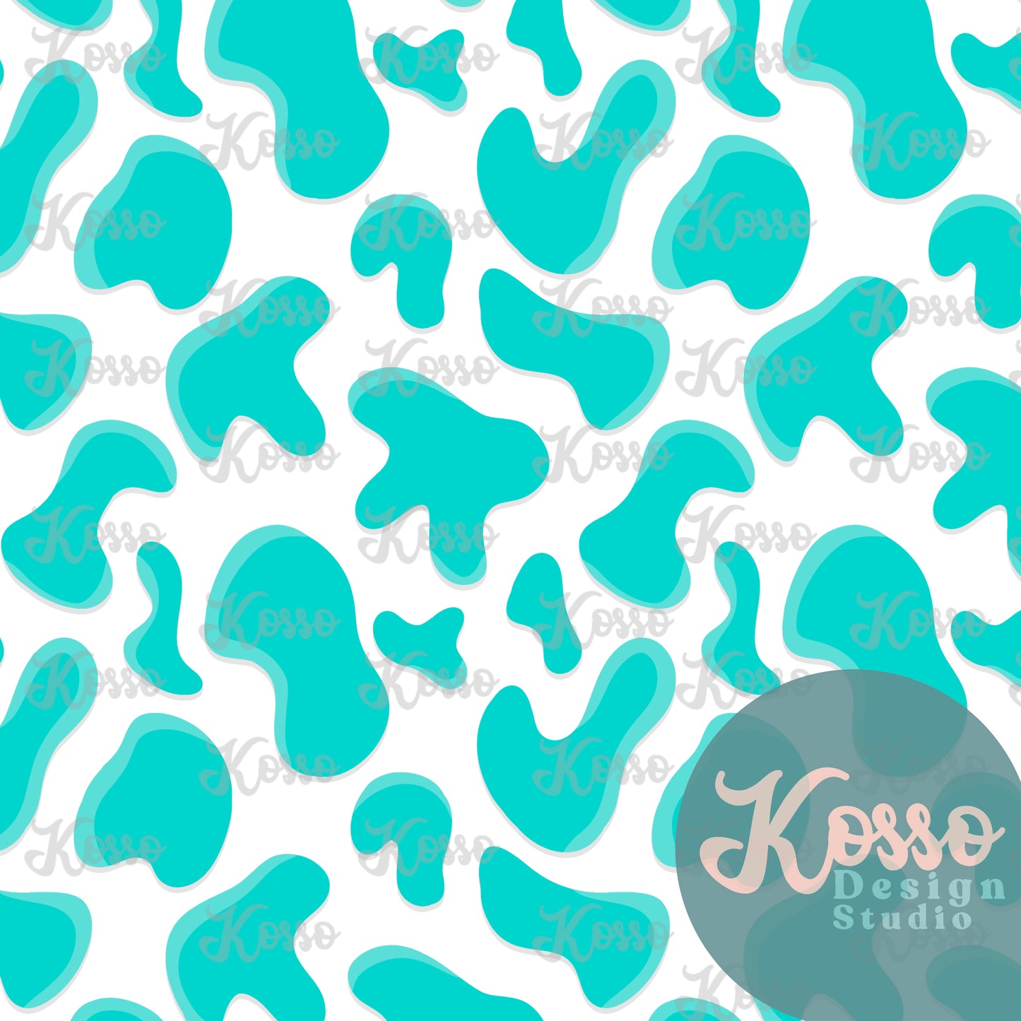 Cow Print- Non Exclusive (multiple colours)- Seamless Design