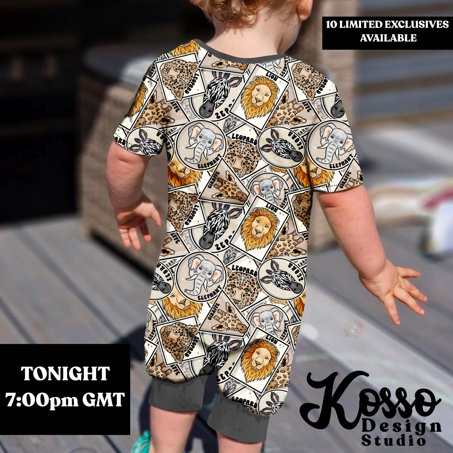 Jungle Animal Stickers - Limited Exclusive- Seamless Design (10 available)