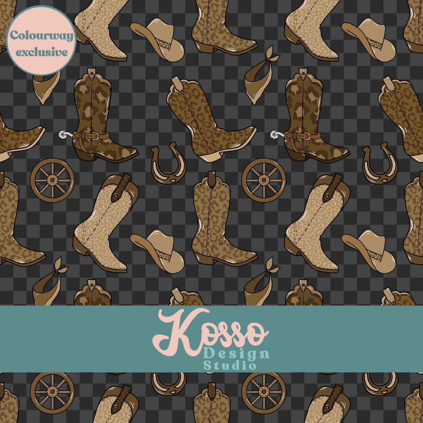 Hand drawn seamless design - sublimation pattern- digital repeat seamless design - alternative, retro, pretty digitally drawn seamless design