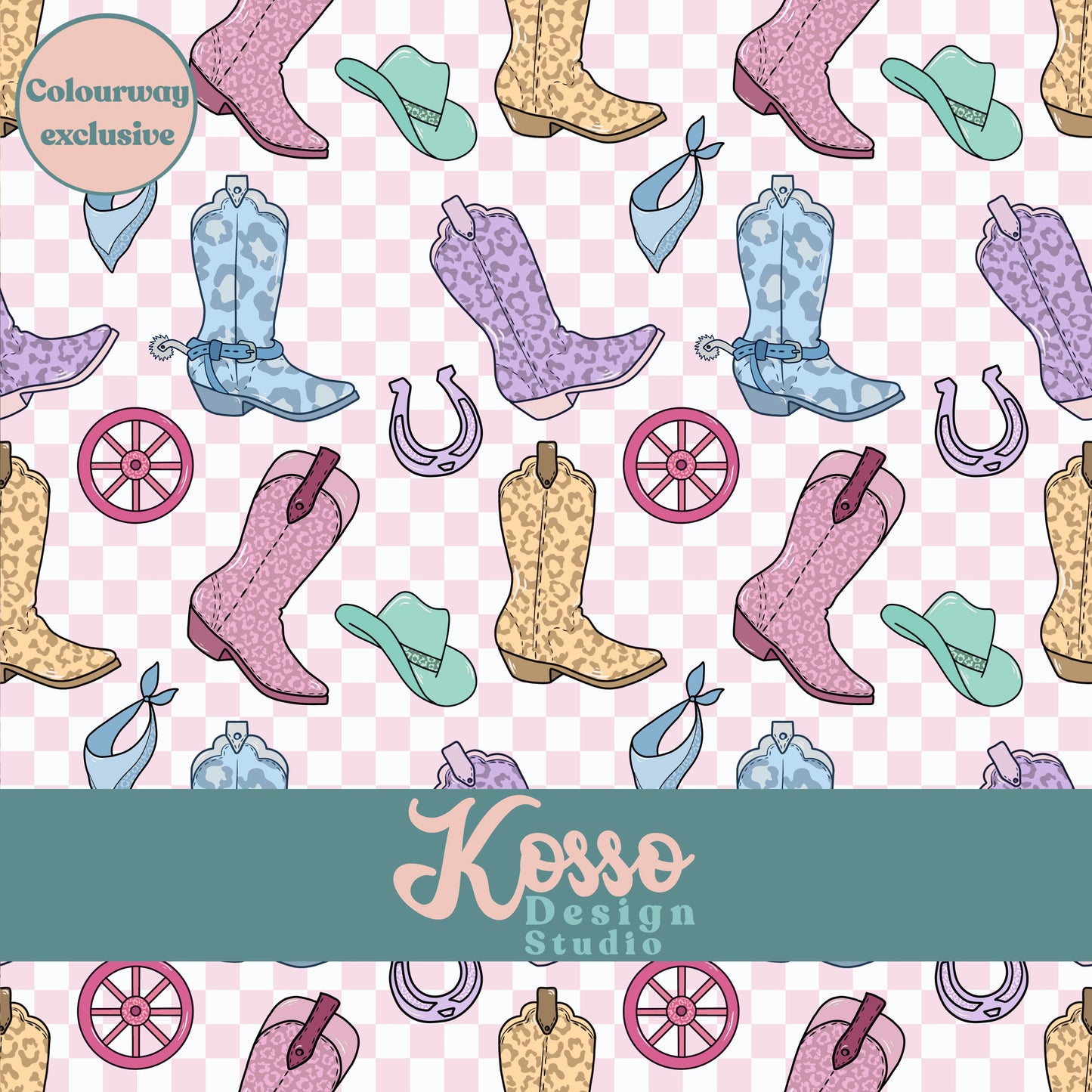 Hand drawn seamless design - sublimation pattern- digital repeat seamless design - alternative, retro, pretty digitally drawn seamless design