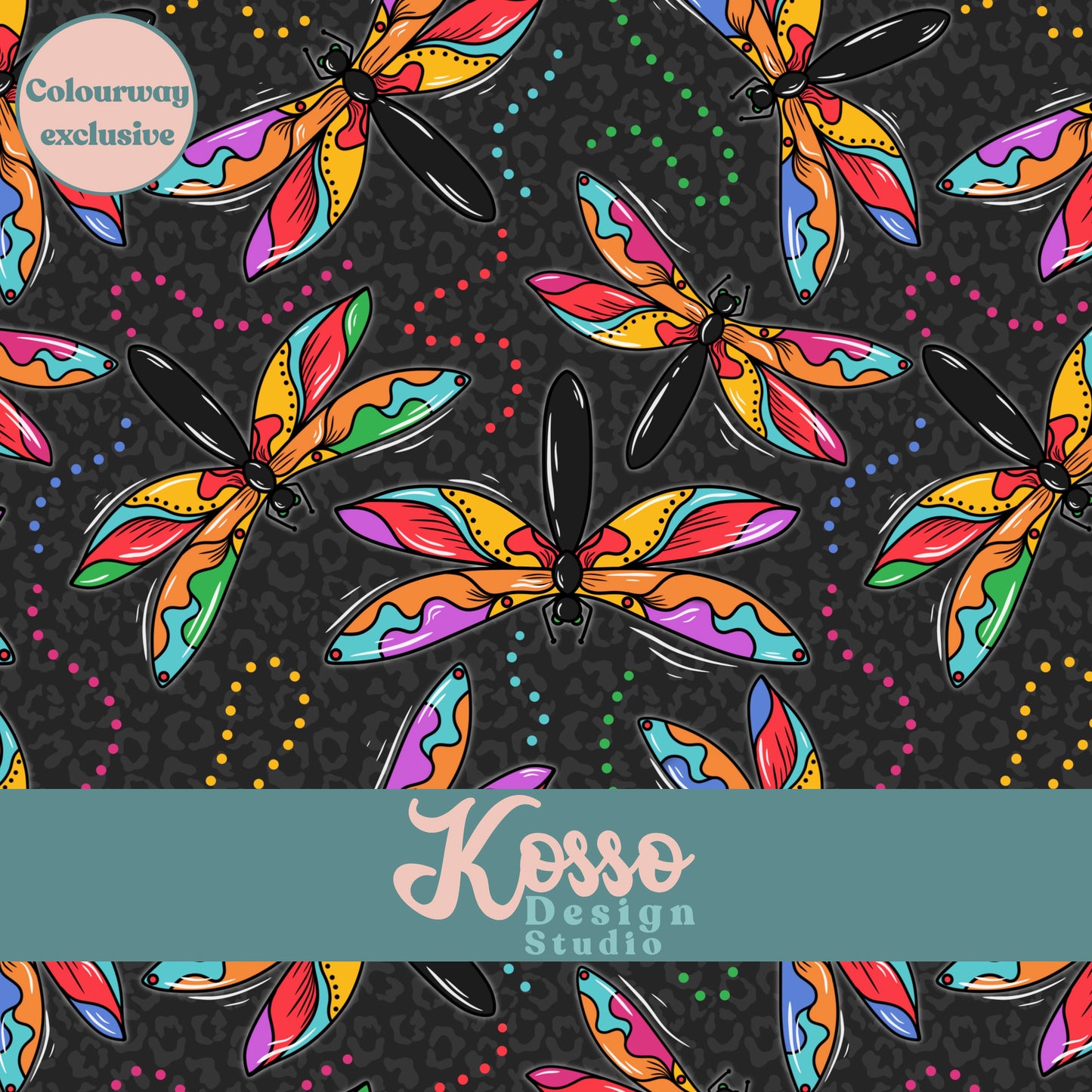 Hand drawn seamless design - sublimation pattern- digital repeat seamless design - alternative, retro, pretty digitally drawn seamless design