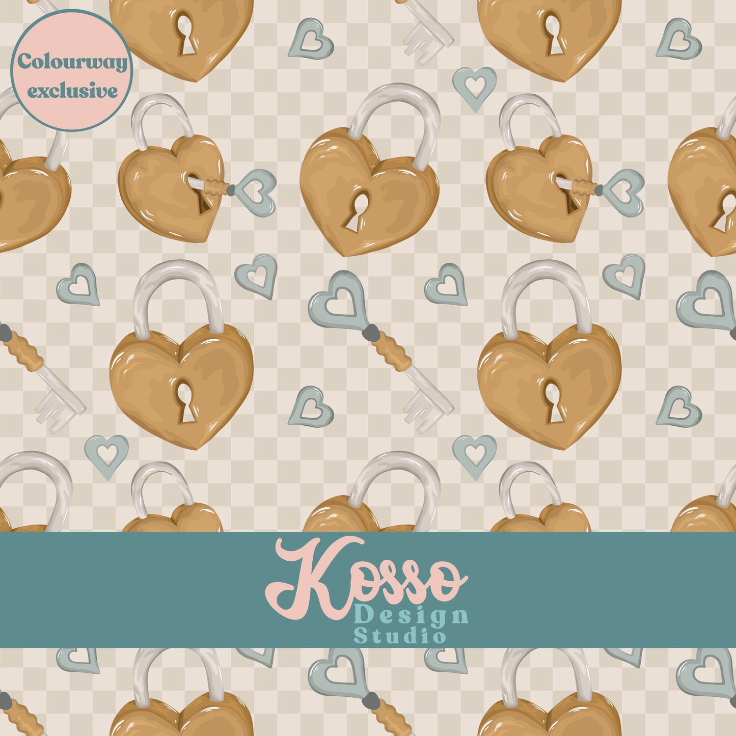 Hand drawn seamless design - sublimation pattern- digital repeat seamless design - alternative, retro, pretty digitally drawn seamless design