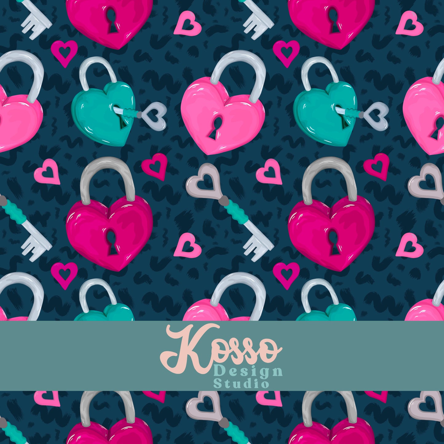Hand drawn seamless design - sublimation pattern- digital repeat seamless design - alternative, retro, pretty digitally drawn seamless design