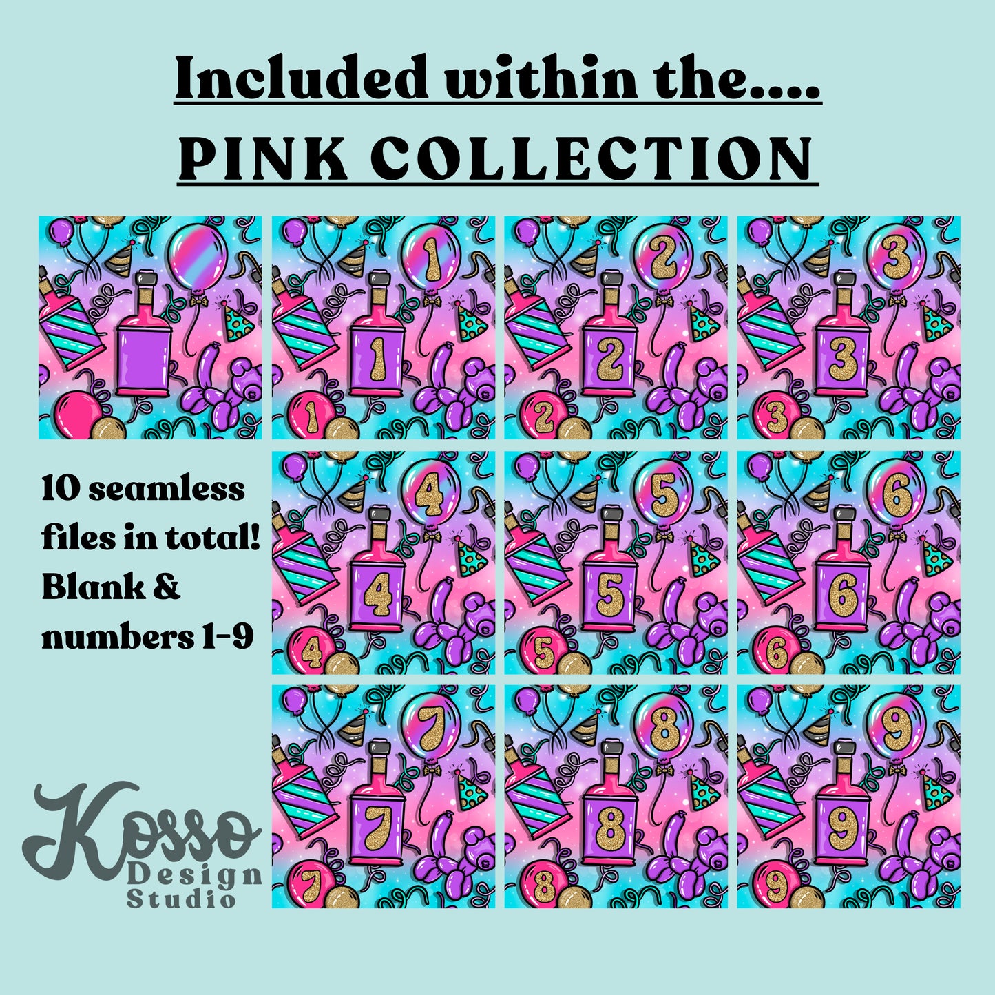 Hand drawn png seamless surface pattern digital download - sublimation design for clothing, tumblers - instant download seamless file with included limited commercial use - repeat tile seamless wrap print