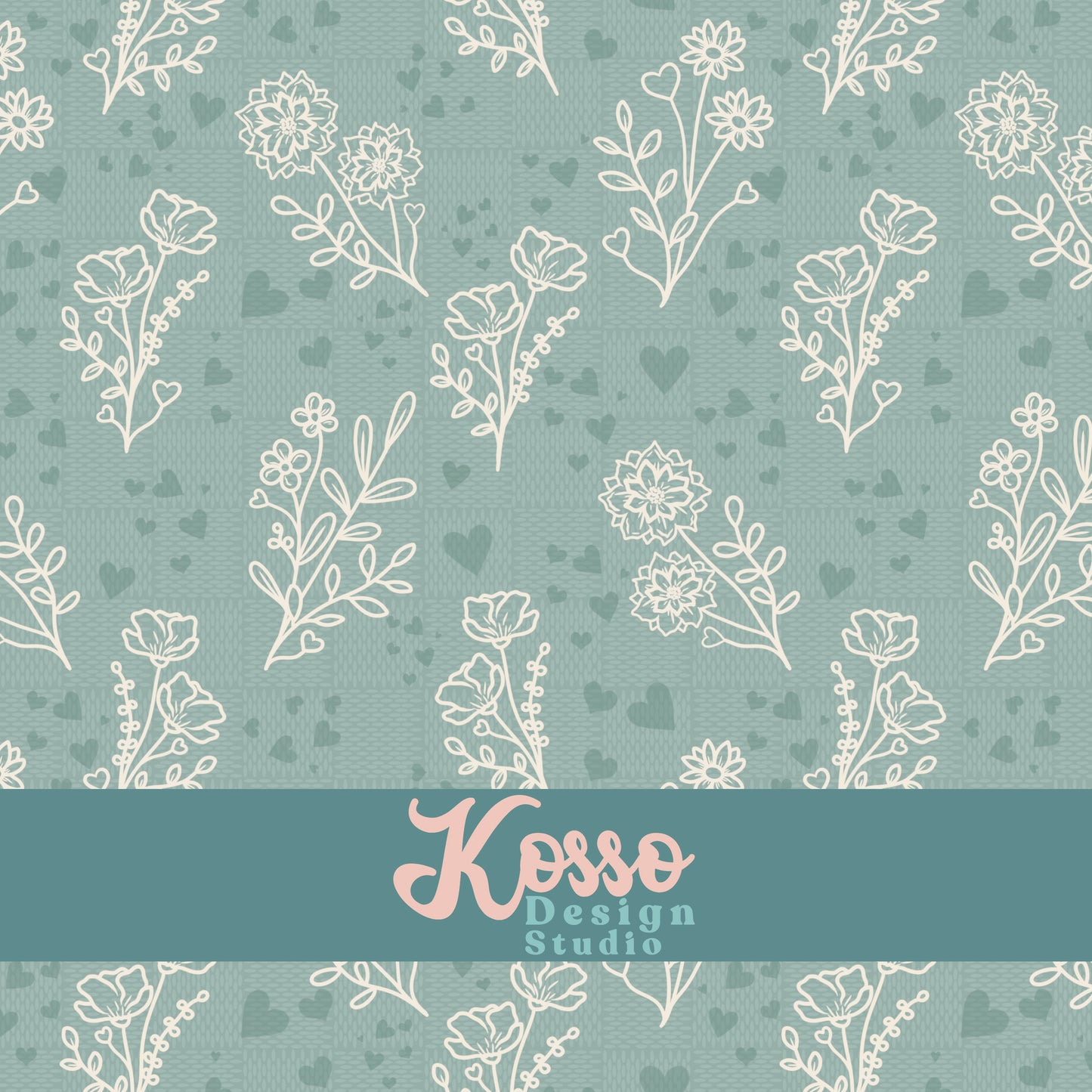 Hand drawn seamless design - sublimation pattern- digital repeat seamless design - alternative, retro, pretty digitally drawn seamless design
