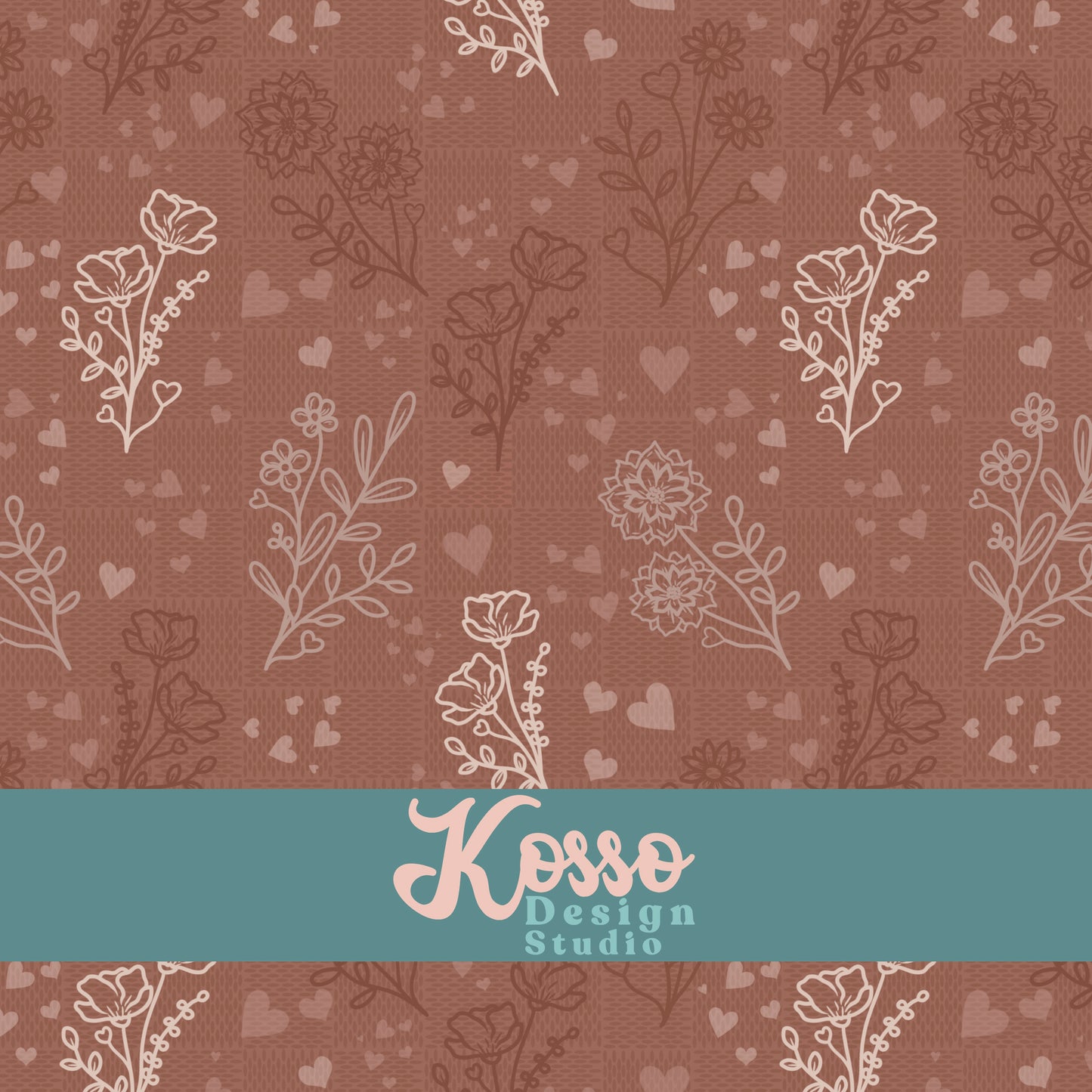 Hand drawn seamless design - sublimation pattern- digital repeat seamless design - alternative, retro, pretty digitally drawn seamless design
