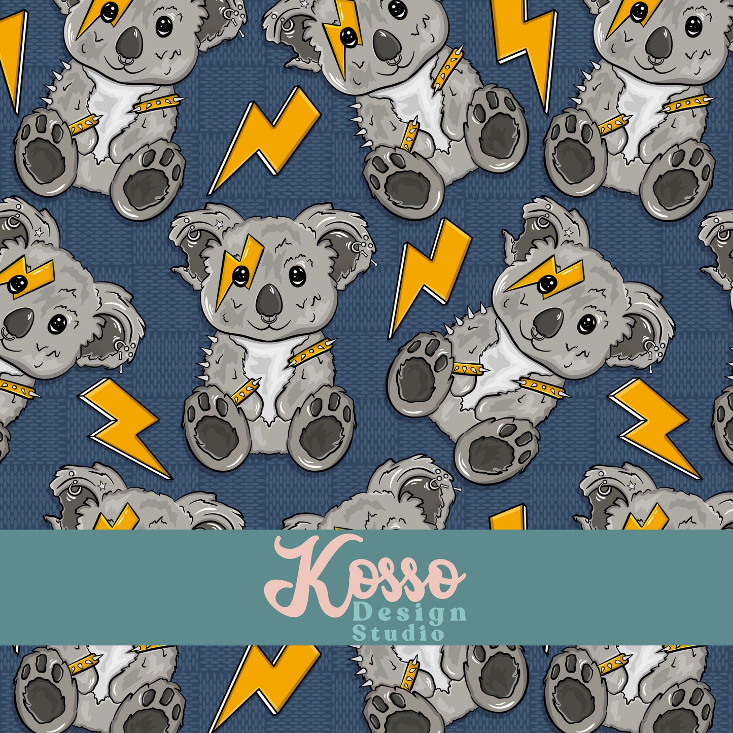 Hand drawn seamless design - sublimation pattern- digital repeat seamless design - alternative, retro, pretty digitally drawn seamless design