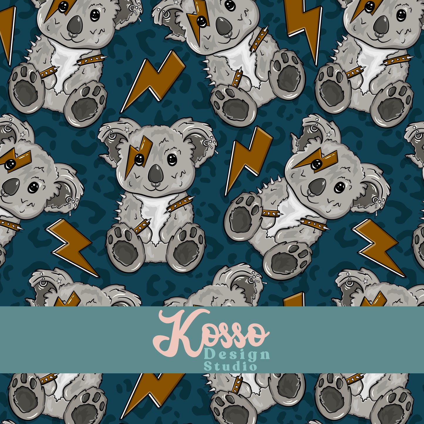 Hand drawn seamless design - sublimation pattern- digital repeat seamless design - alternative, retro, pretty digitally drawn seamless design
