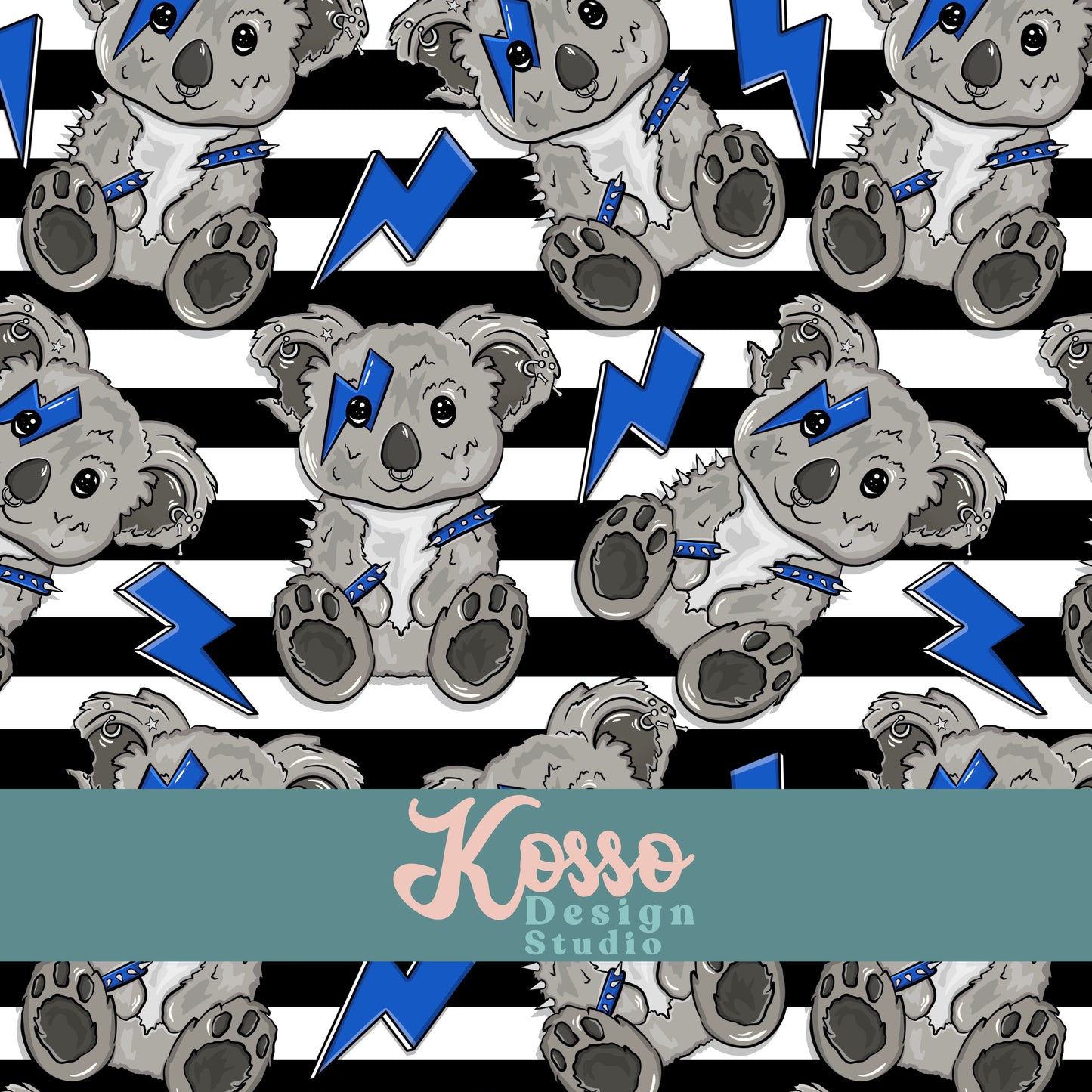 Hand drawn seamless design - sublimation pattern- digital repeat seamless design - alternative, retro, pretty digitally drawn seamless design