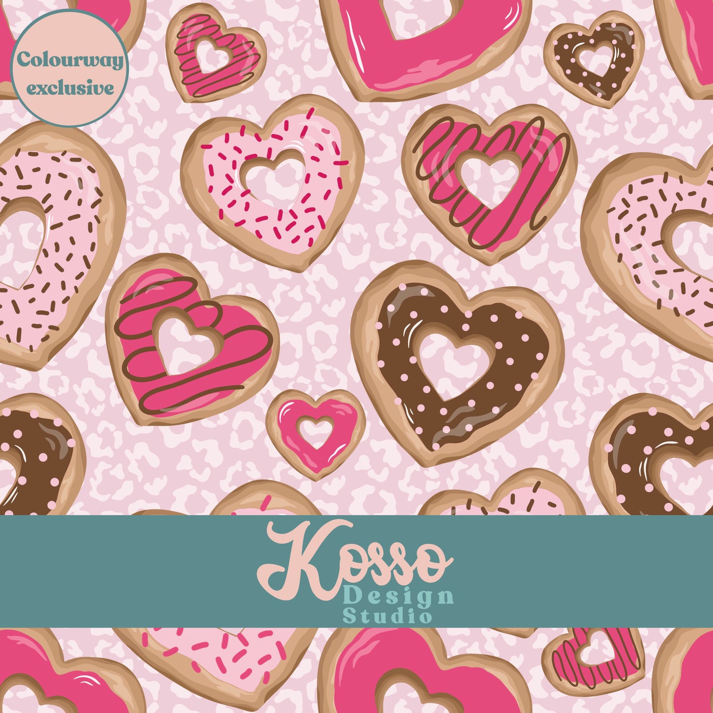 Exclusive Heart Donut’s Seamless Design